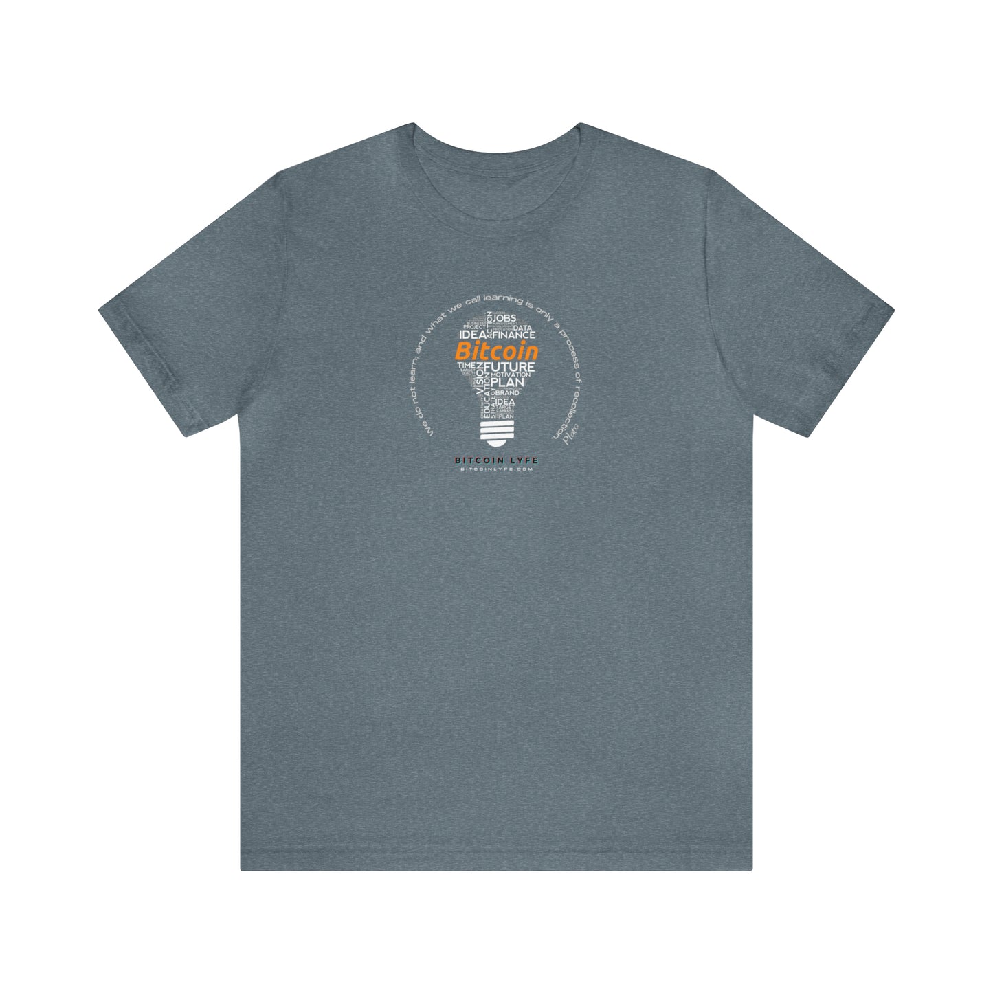 Learning... Orange Pill Tee - Front+Back Print