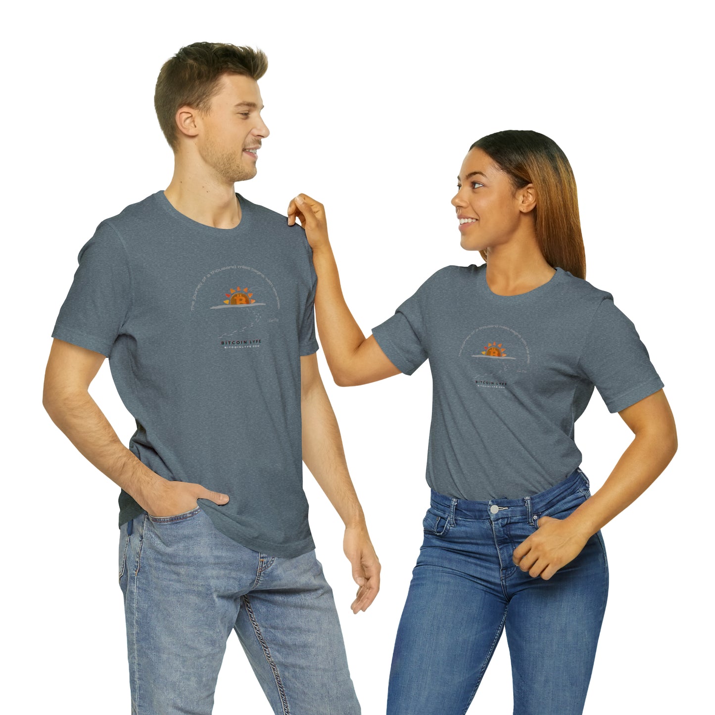 Steps Orange Pill Tee - Front+Back Print