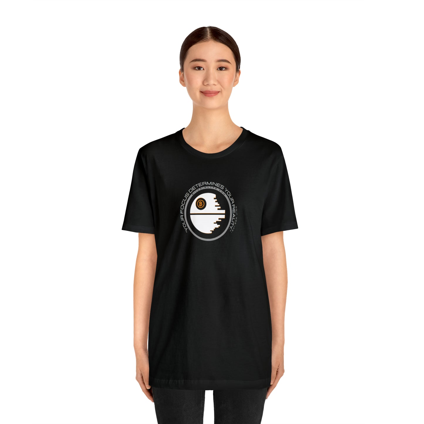Focus Determines Reality Short Sleeve T-Shirt