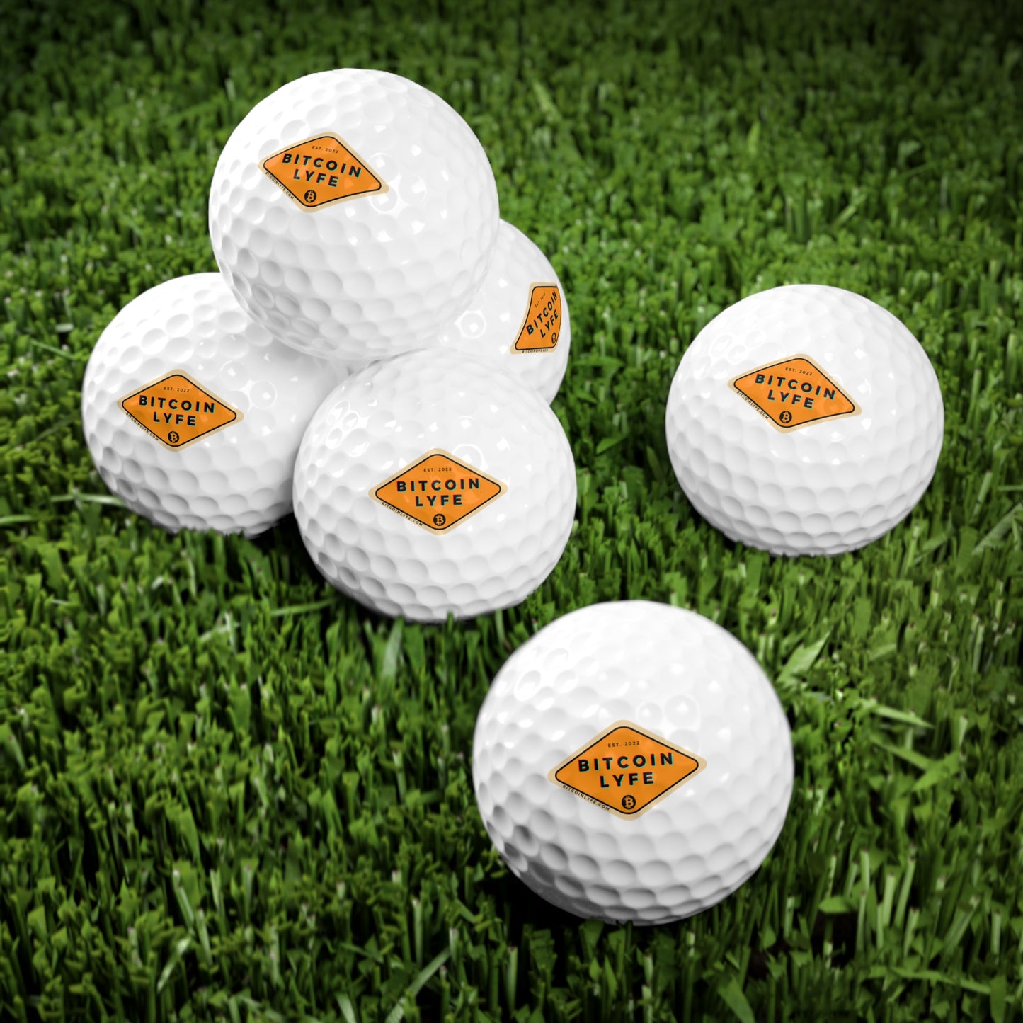 Bitcoin LYFE Golf Balls, 6pcs