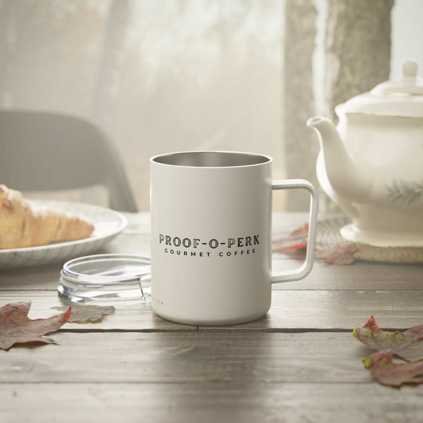 Proof-O-Perk Insulated Coffee Mug, 10oz