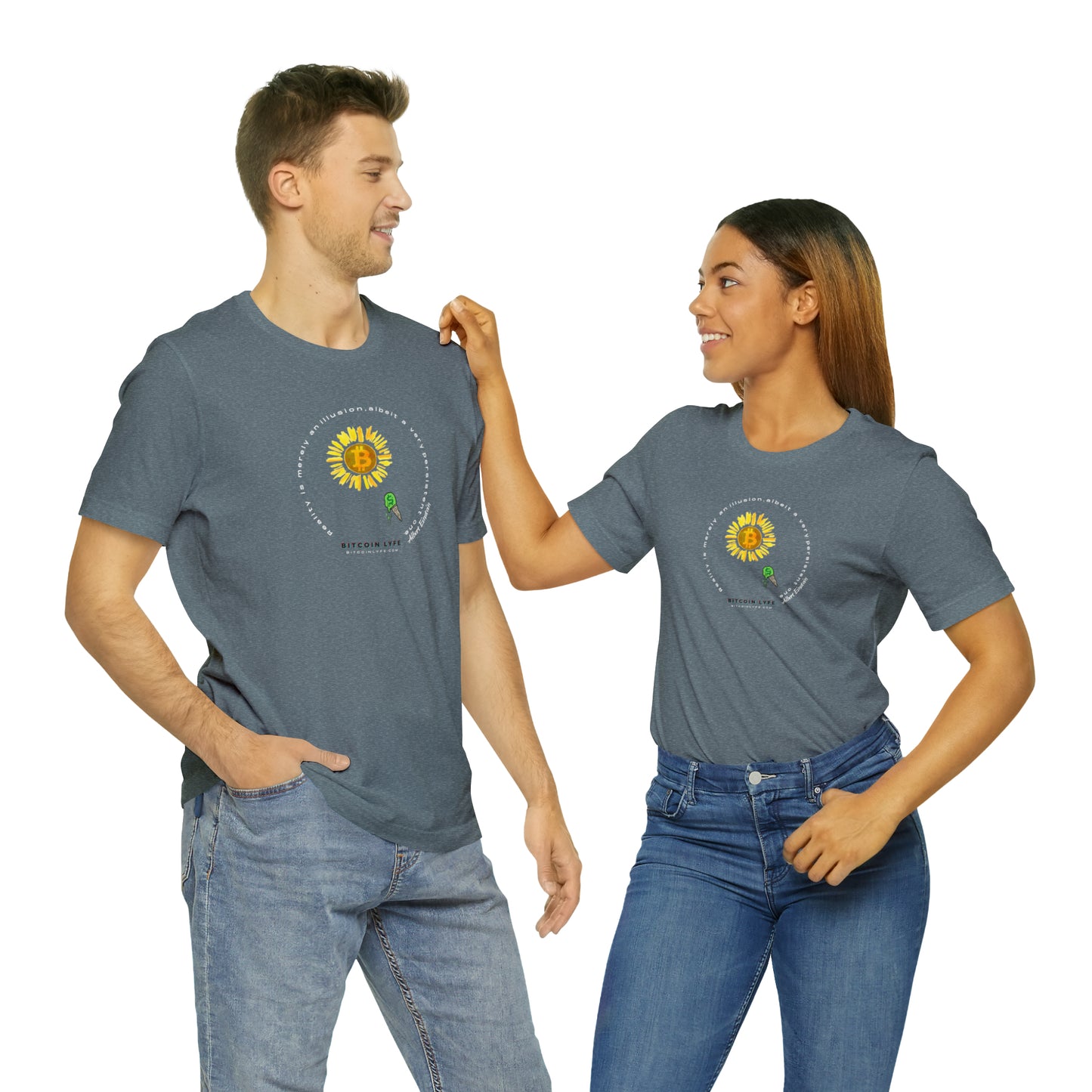 Reality Orange Pill Tee - Front+Back Print
