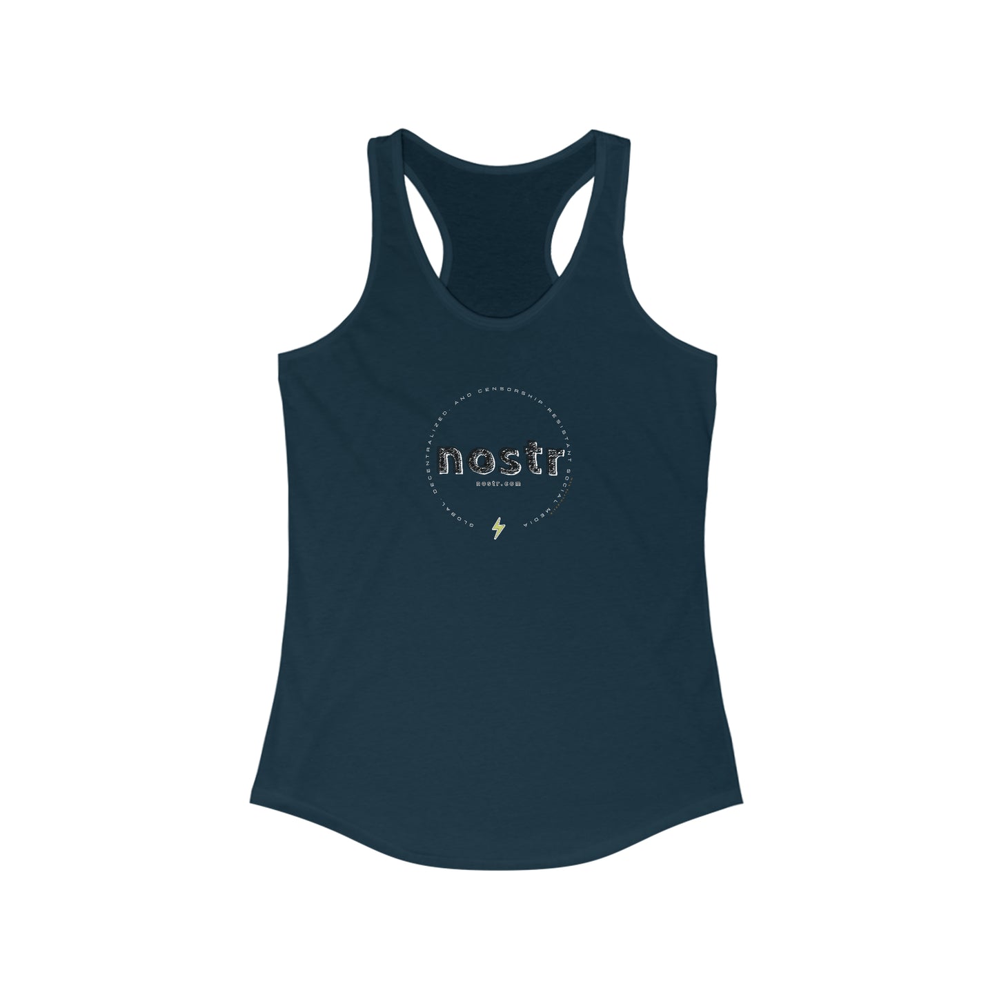 nostr...notes and stuff, Racerback Tank
