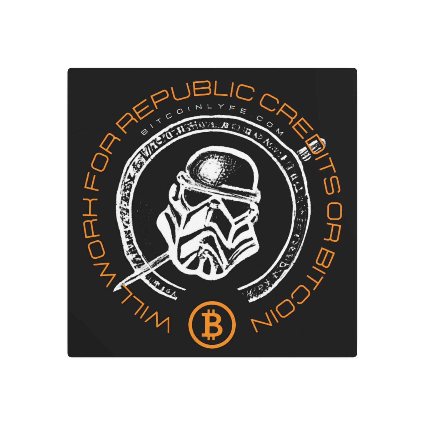 Republic Credits #2 Metal Art Sign