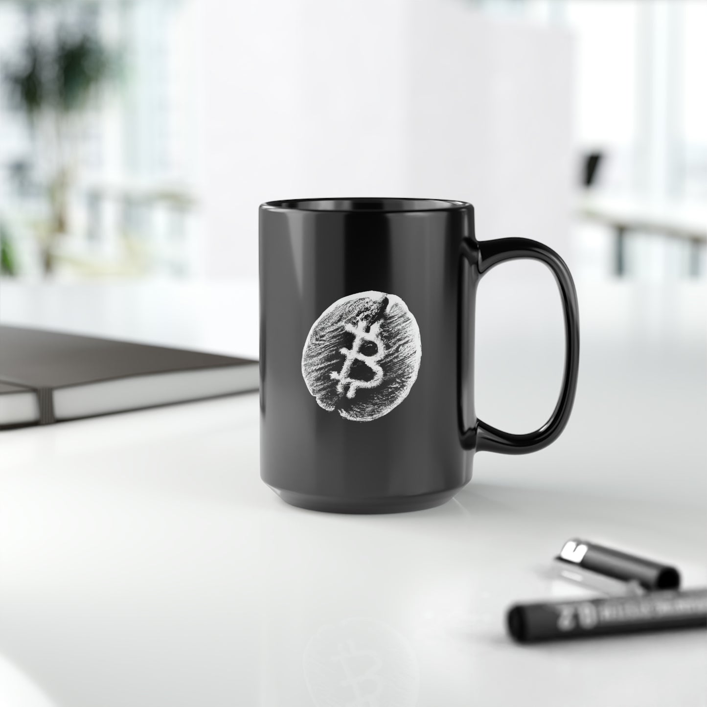 Proof-O-Perk B-Bean Black Mug