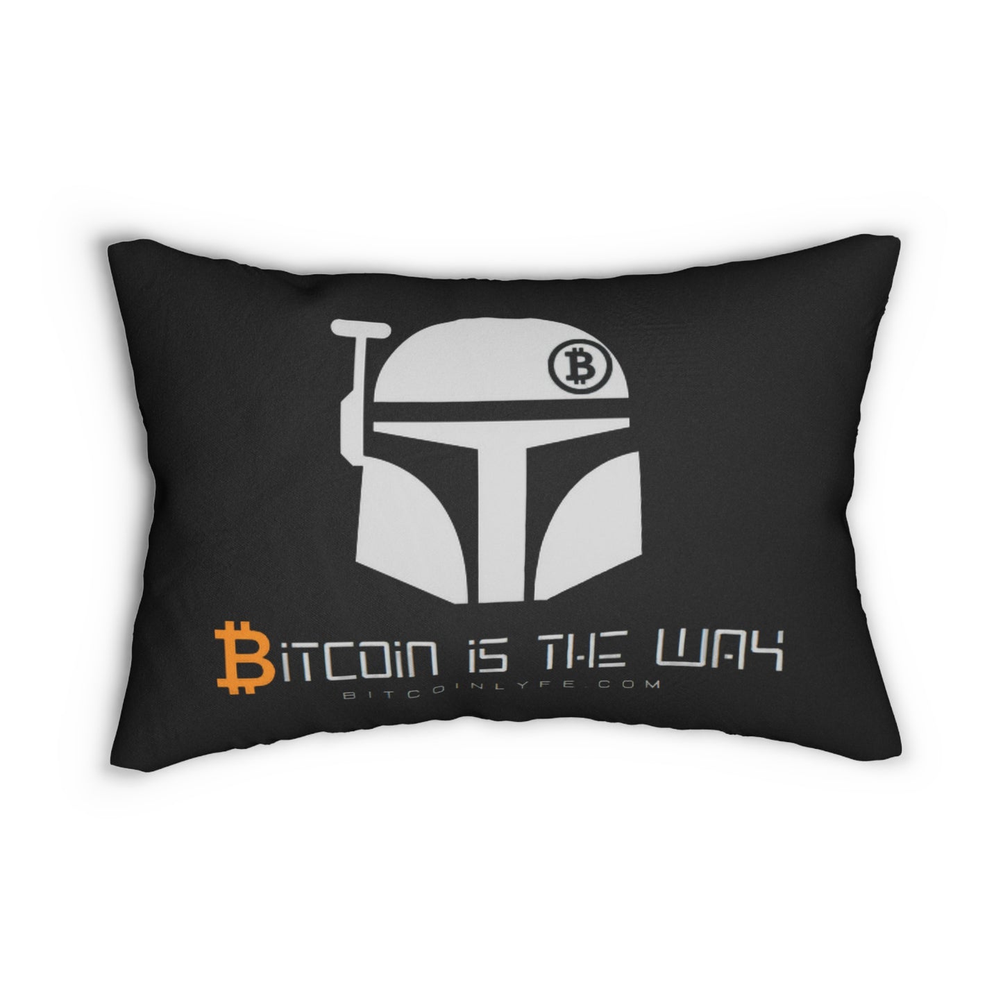 Bitcoin is the Way Lumbar Pillow