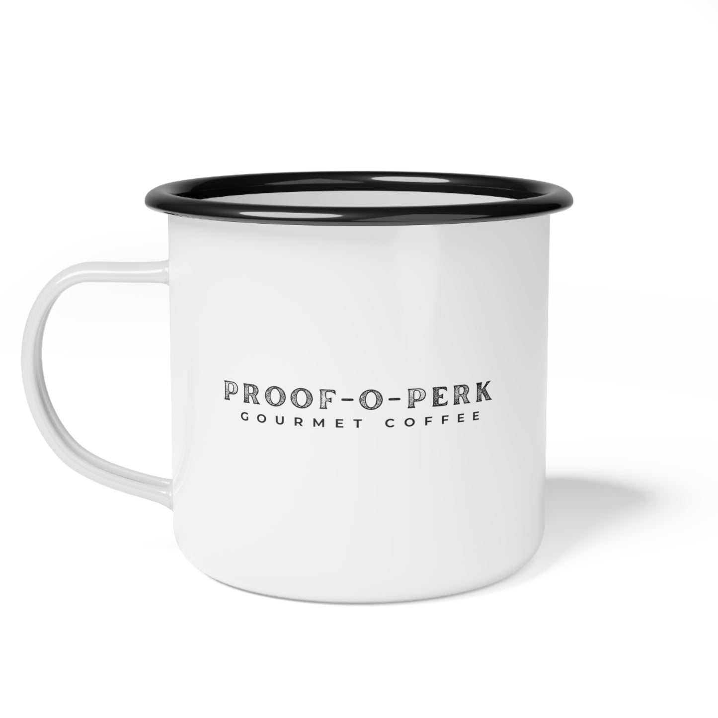 Proof-O-Perk Enameled Steel Mug