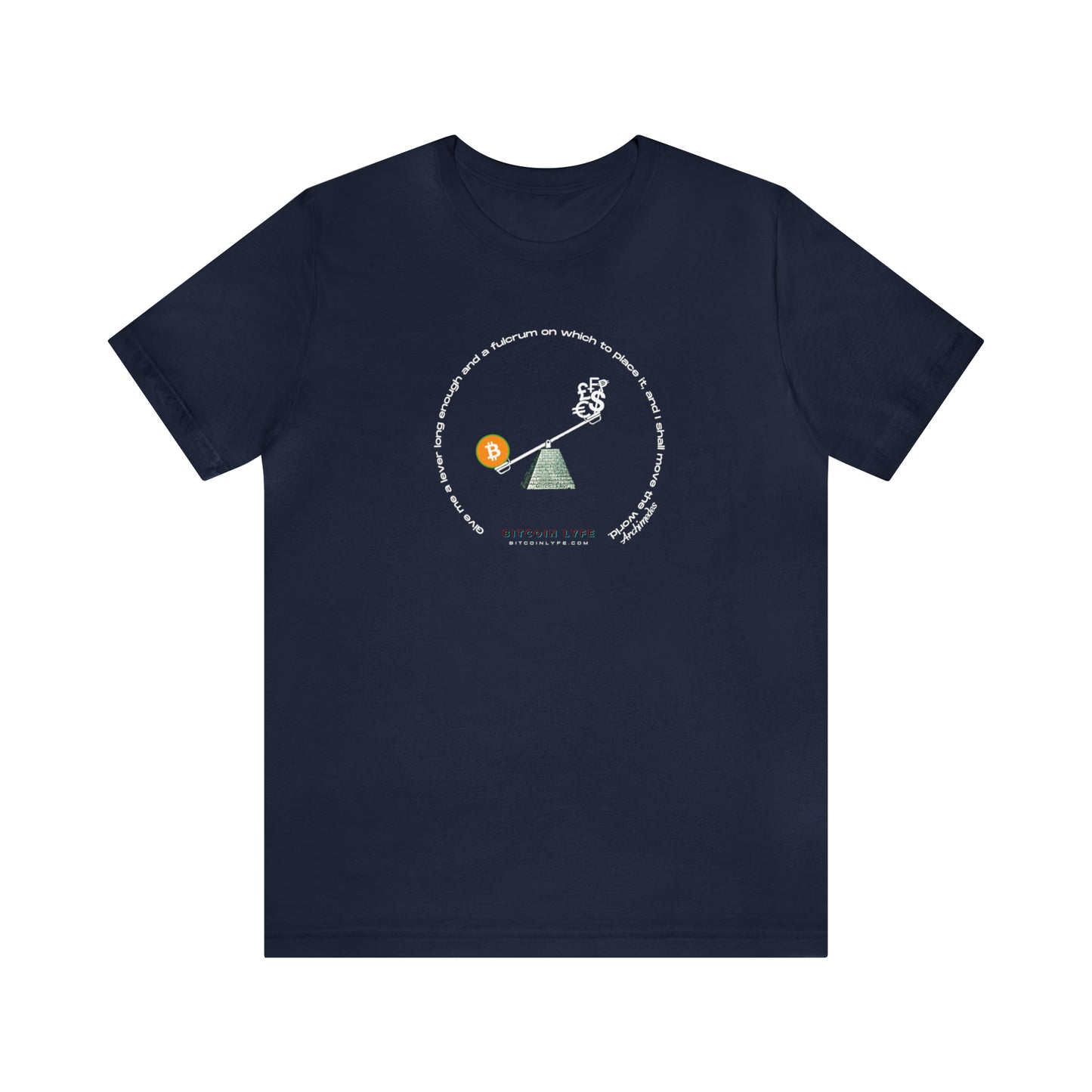 Lever Orange Pill Tee - Front+Back Print