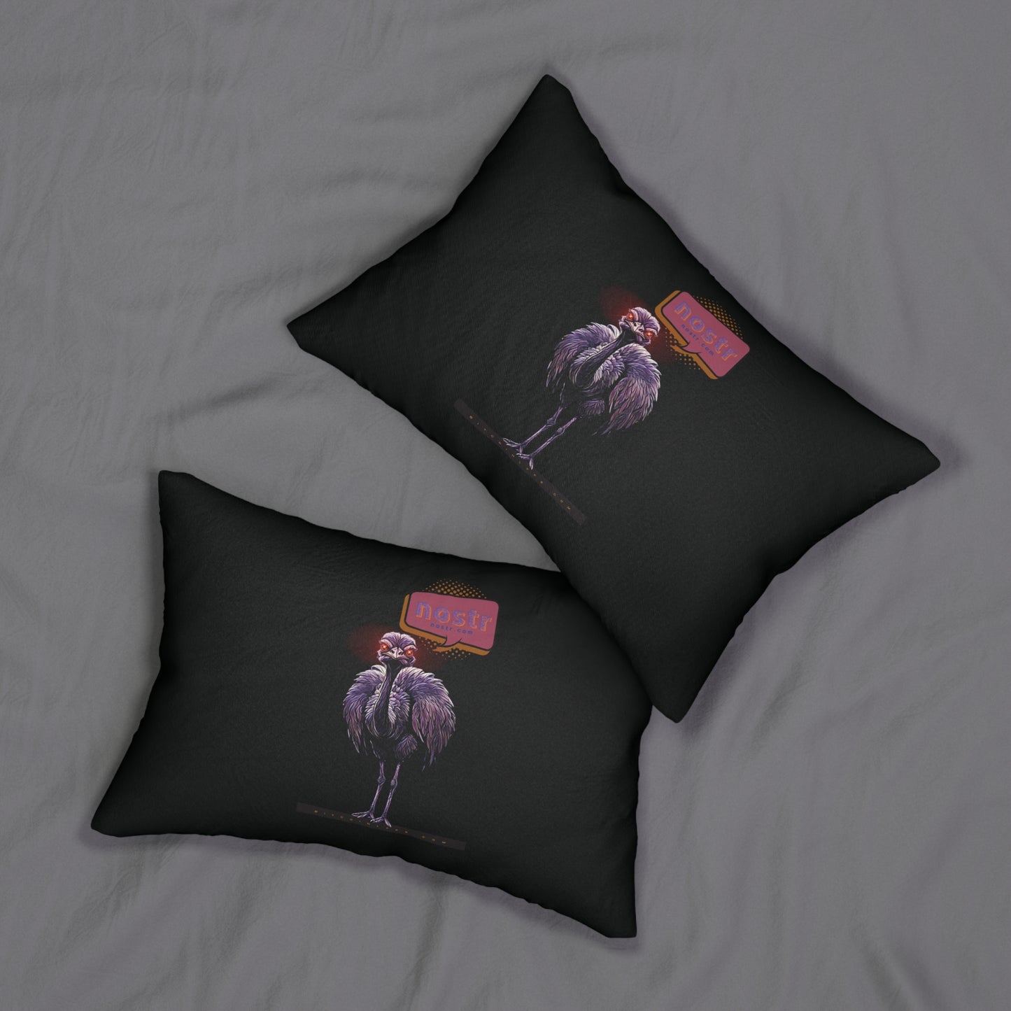nostr Nostrich #1, Lumbar Pillow