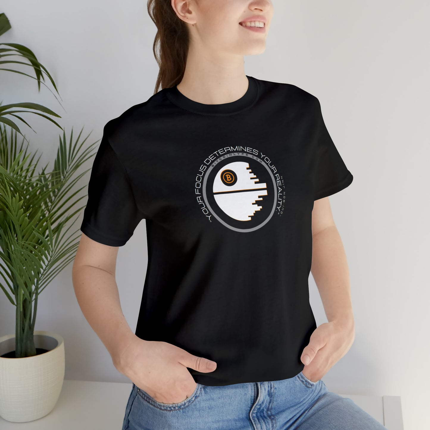 Focus Determines Reality Short Sleeve T-Shirt