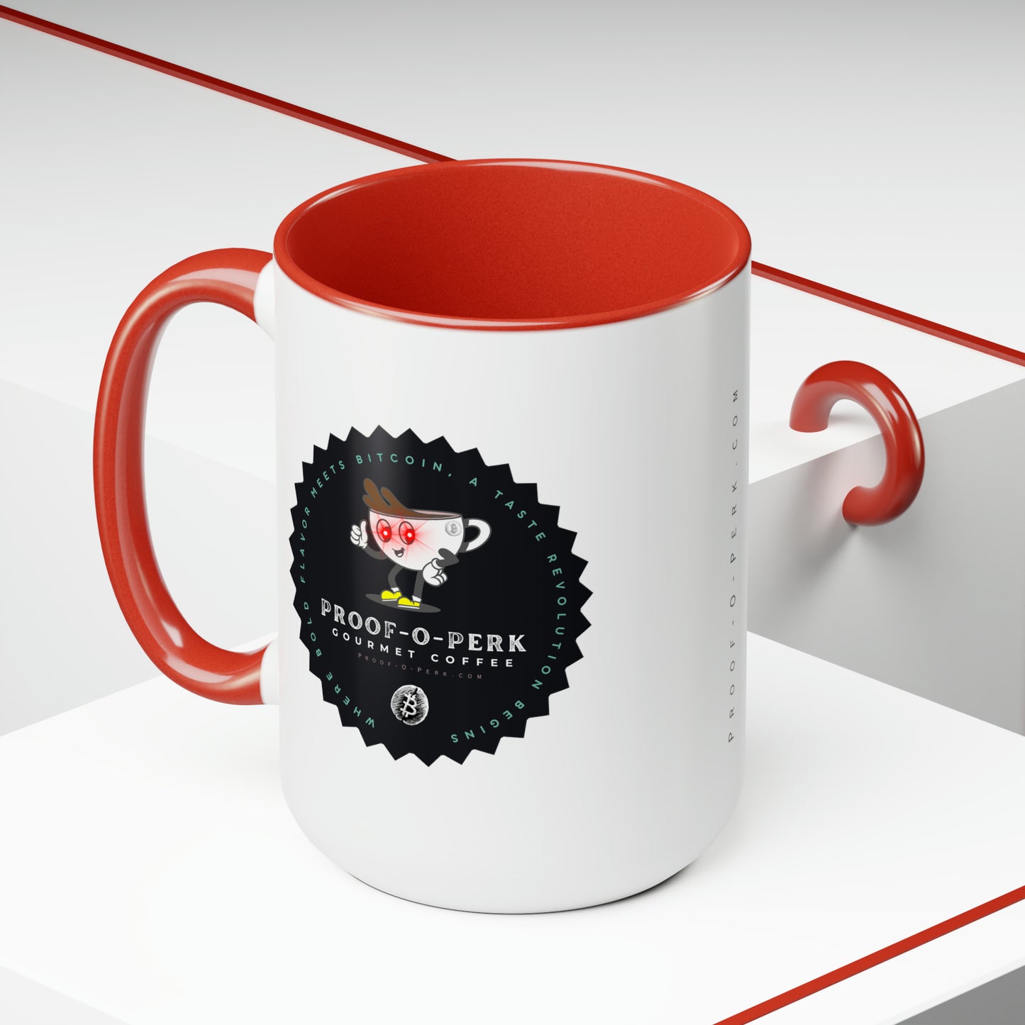 Proof-O-Perk Logo Mug