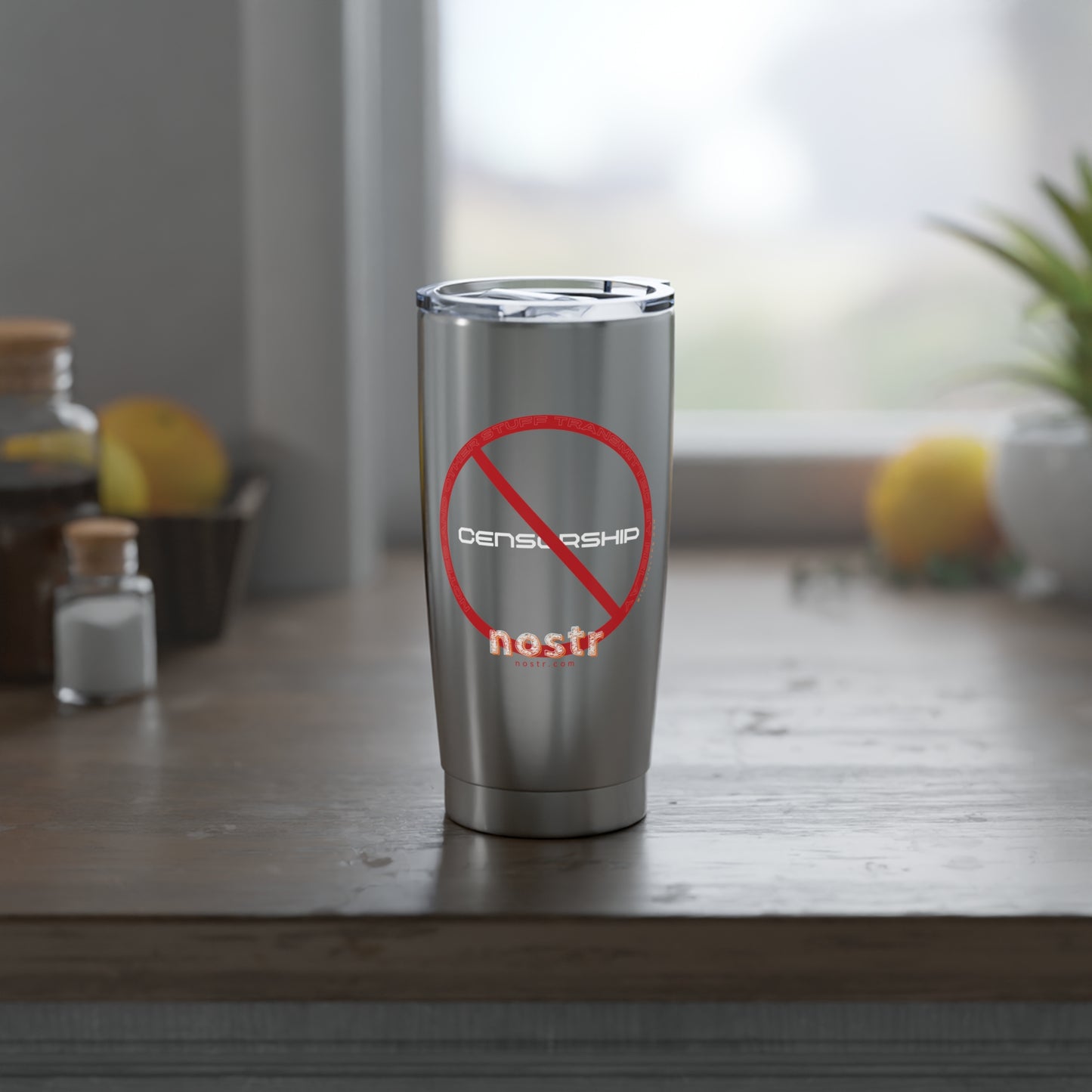 nostr Anti-Censorship, 20oz Tumbler