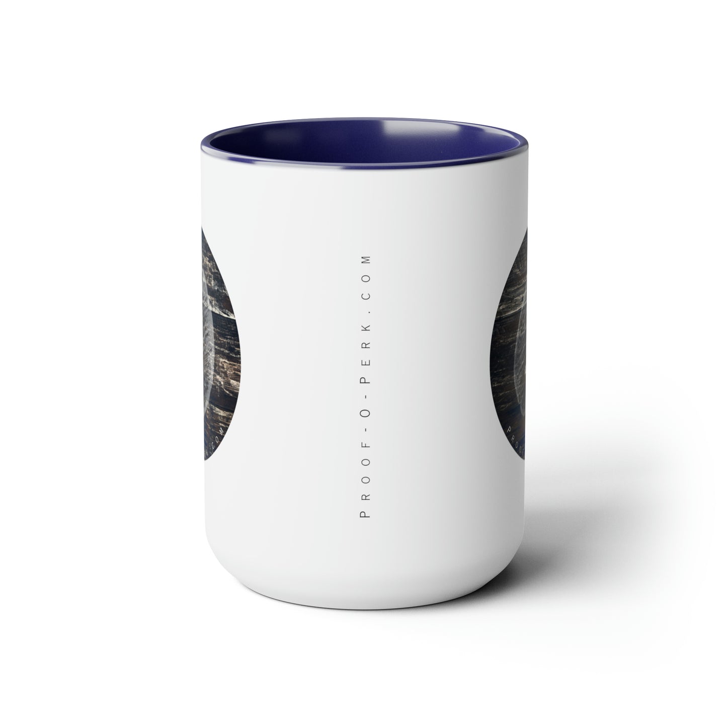 Proof-O-Perk Mug, Woody B-Bean