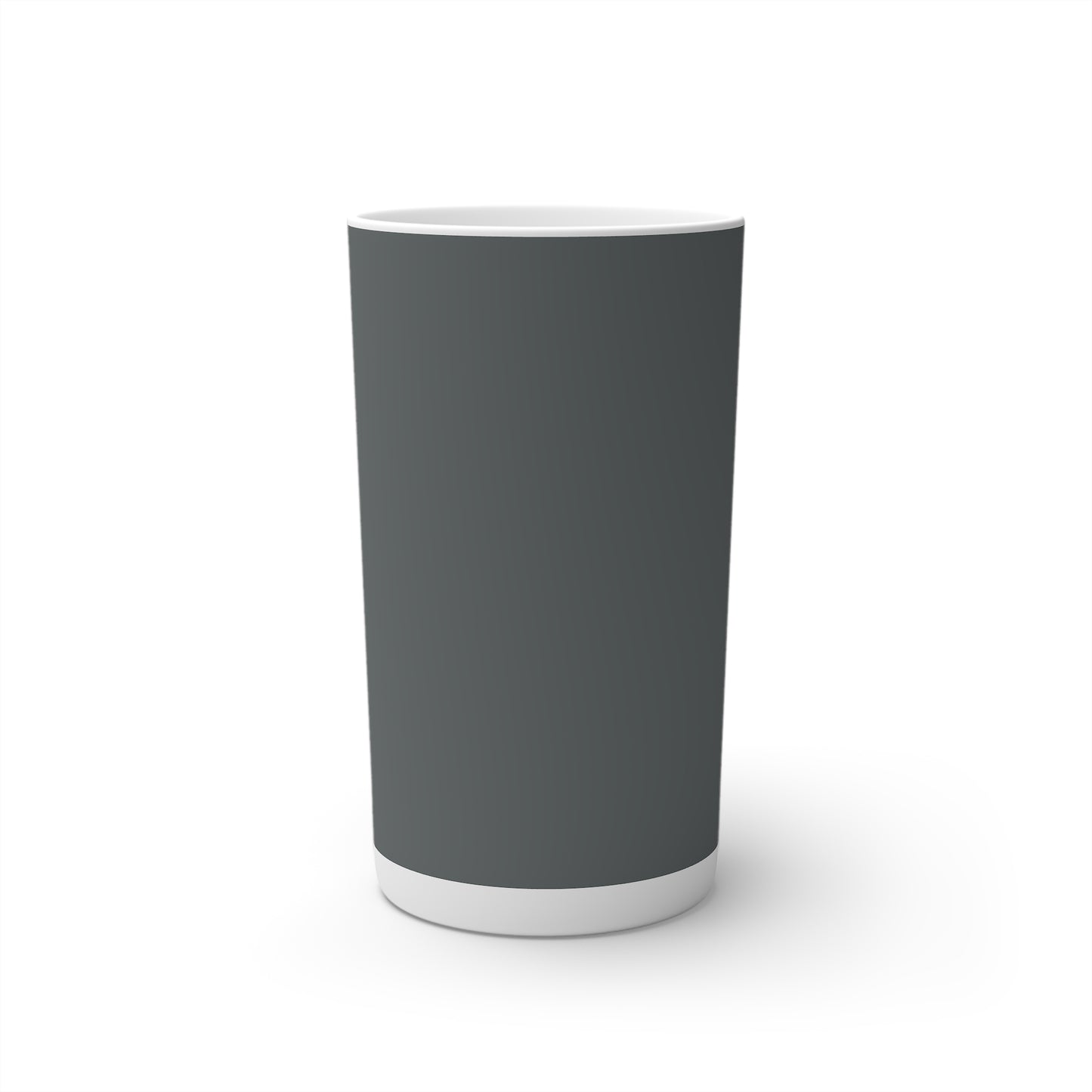 Proof-O-Perk Logo Gray Conical Coffee Mugs (3oz, 8oz, 12oz)