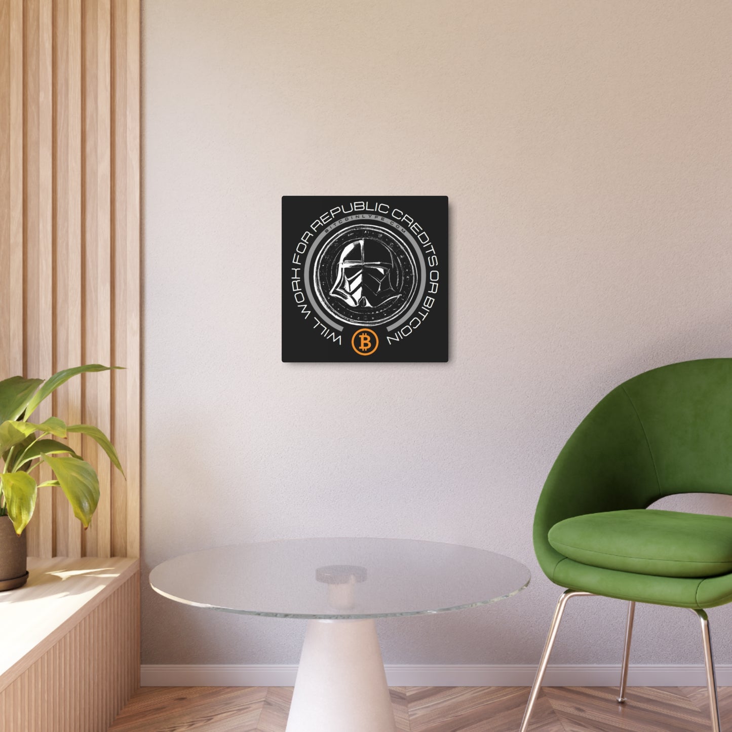 Republic Credits #1 Metal Art Sign