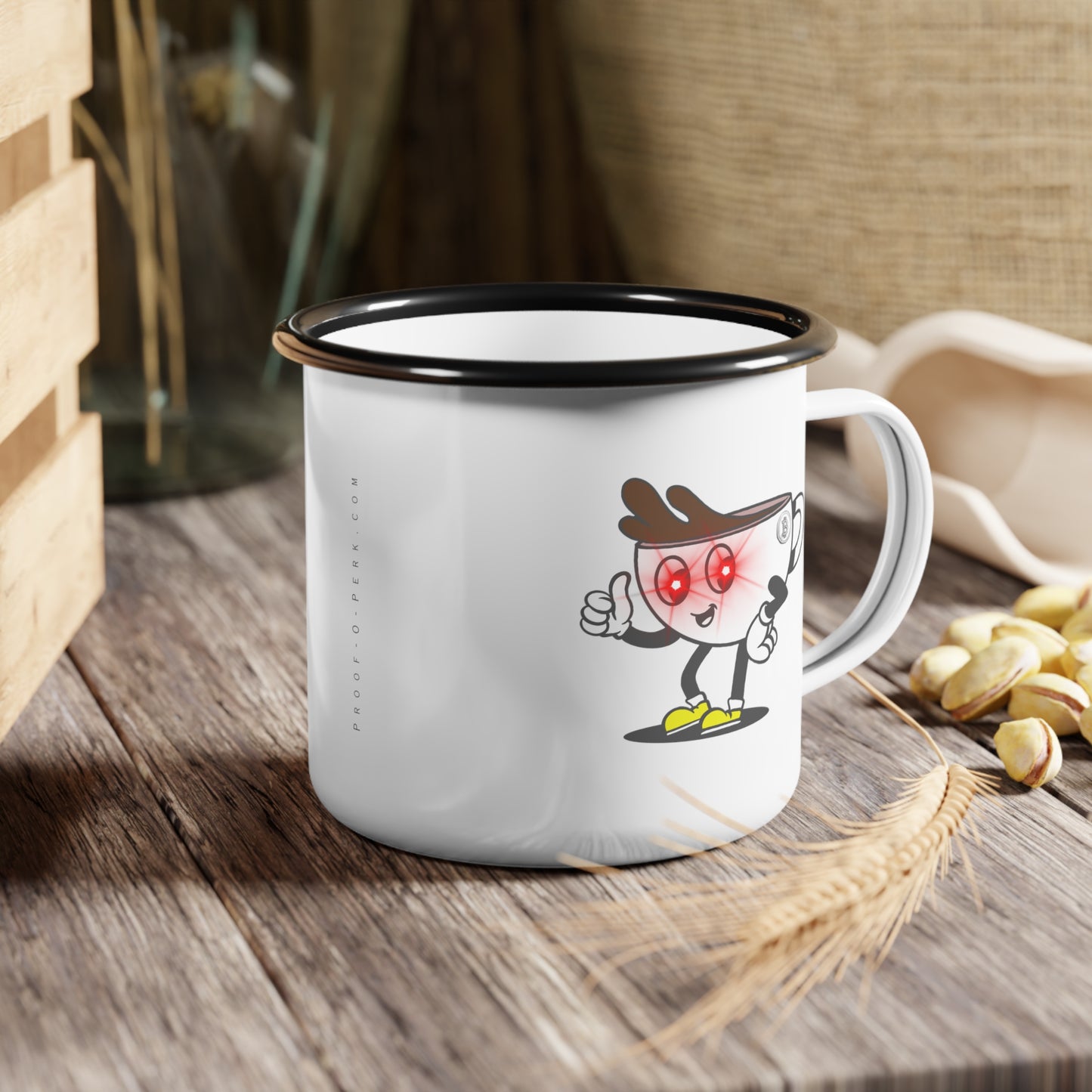 Proof-O-Perk "Bitty" Enameled Steel Mug
