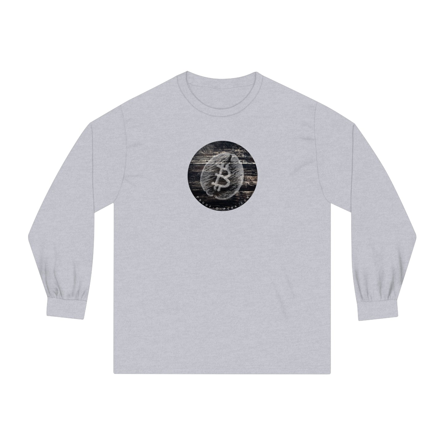 Proof-O-Perk Long Sleeve T-Shirt, Woody B-Bean