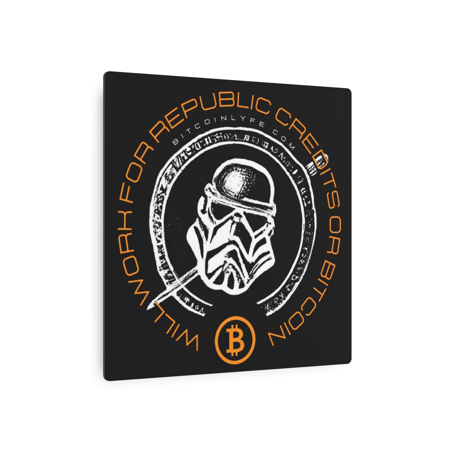 Republic Credits #2 Metal Art Sign
