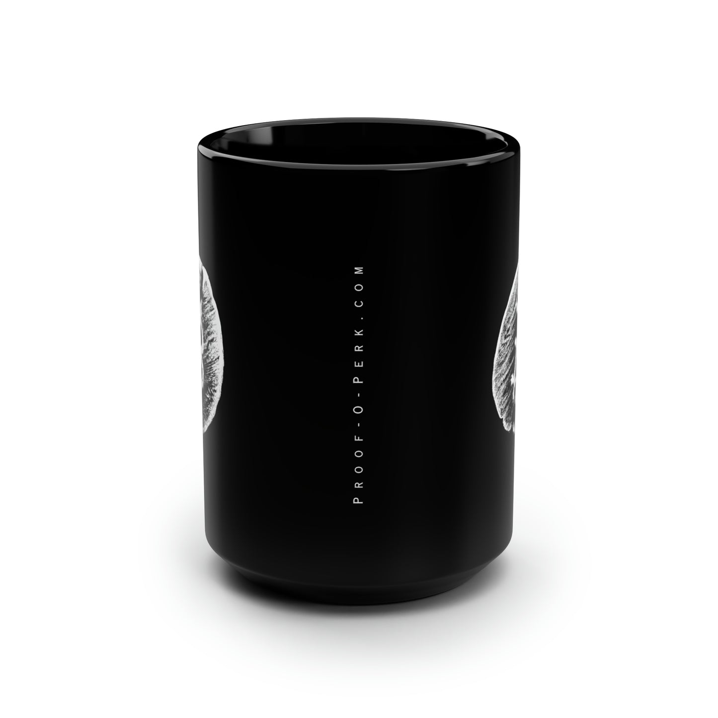 Proof-O-Perk B-Bean Black Mug