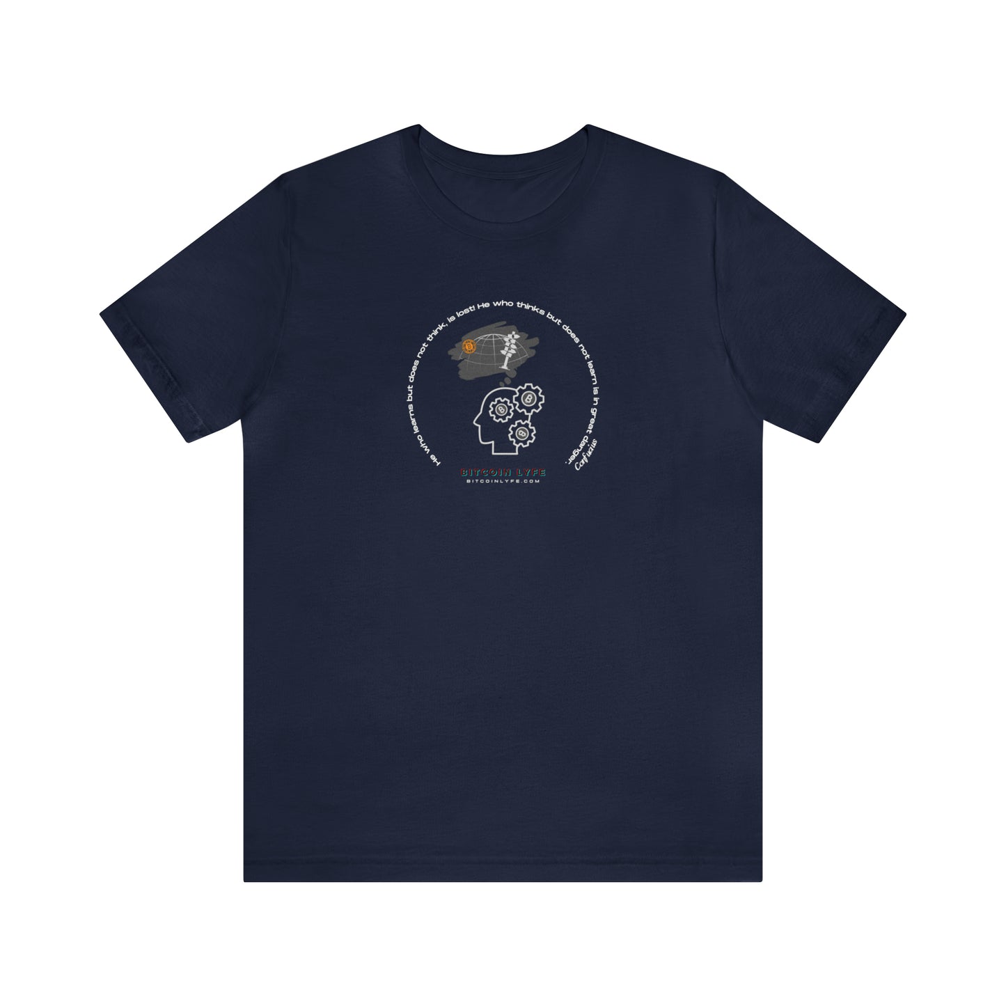 Think Orange Pill Tee - Front+Back Print