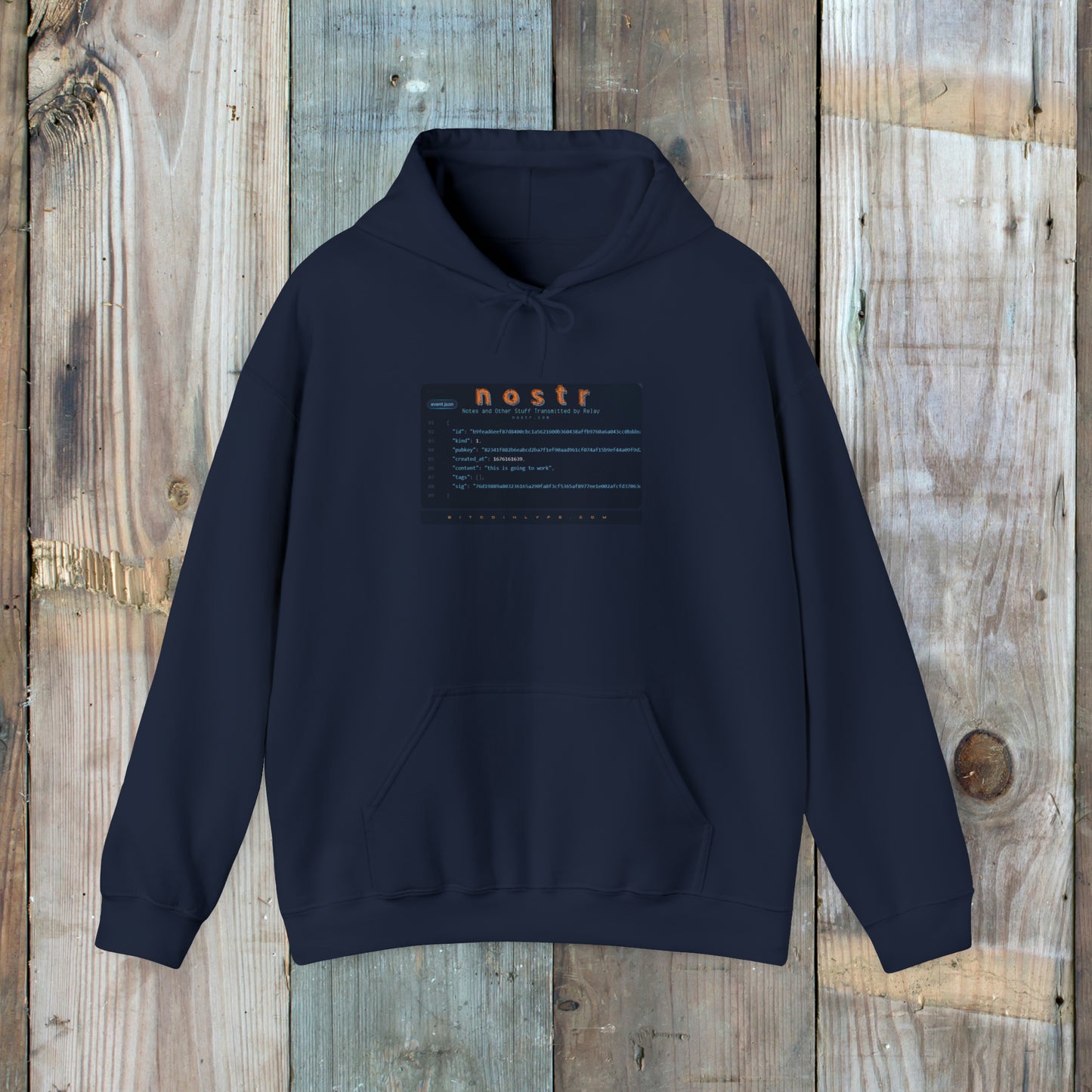 nostr is Going to Work, Hoodie