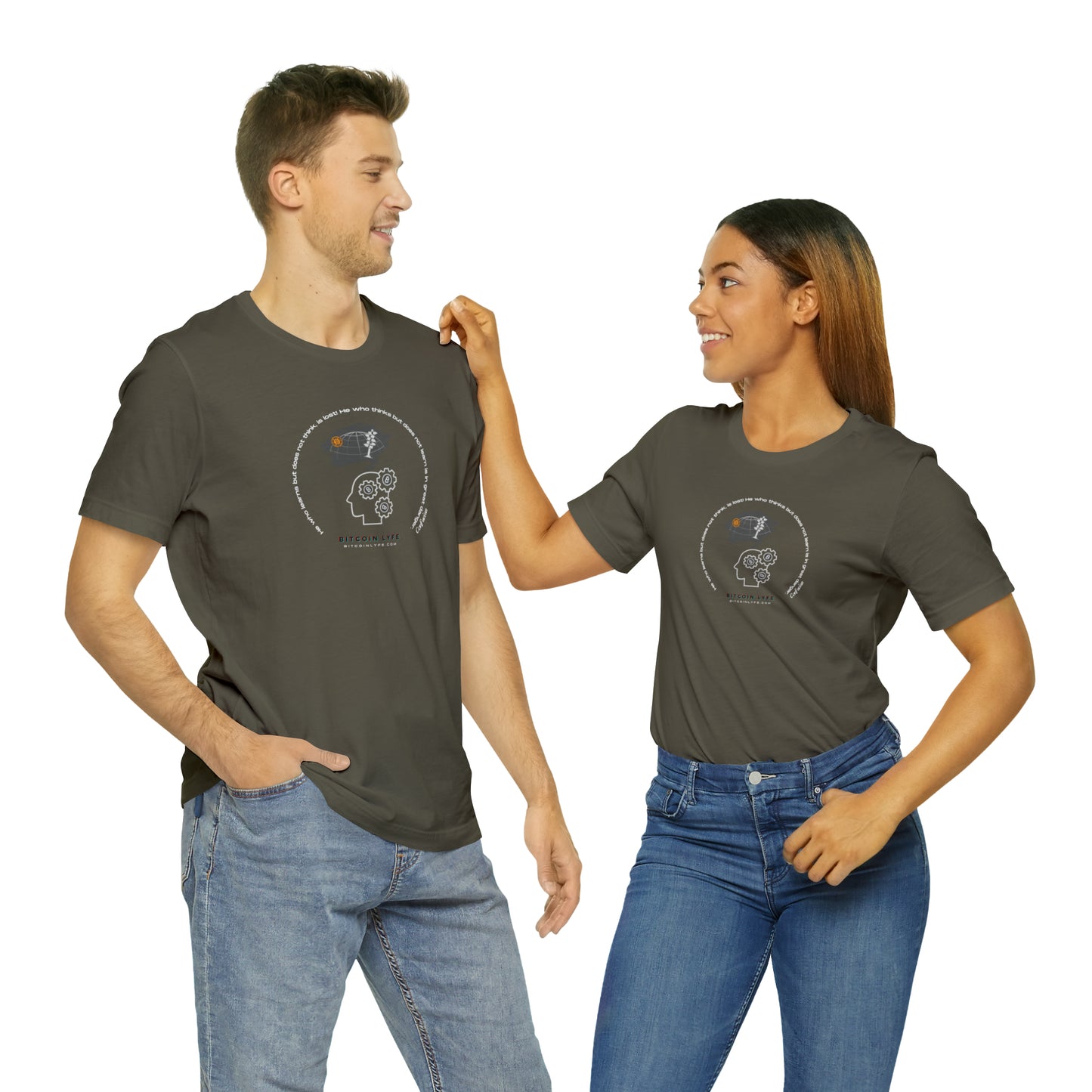 Think Orange Pill Tee - Front+Back Print