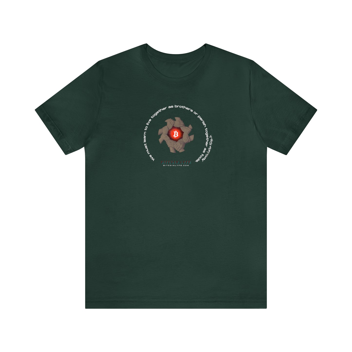 Brothers Orange Pill Tee - Front+Back Print