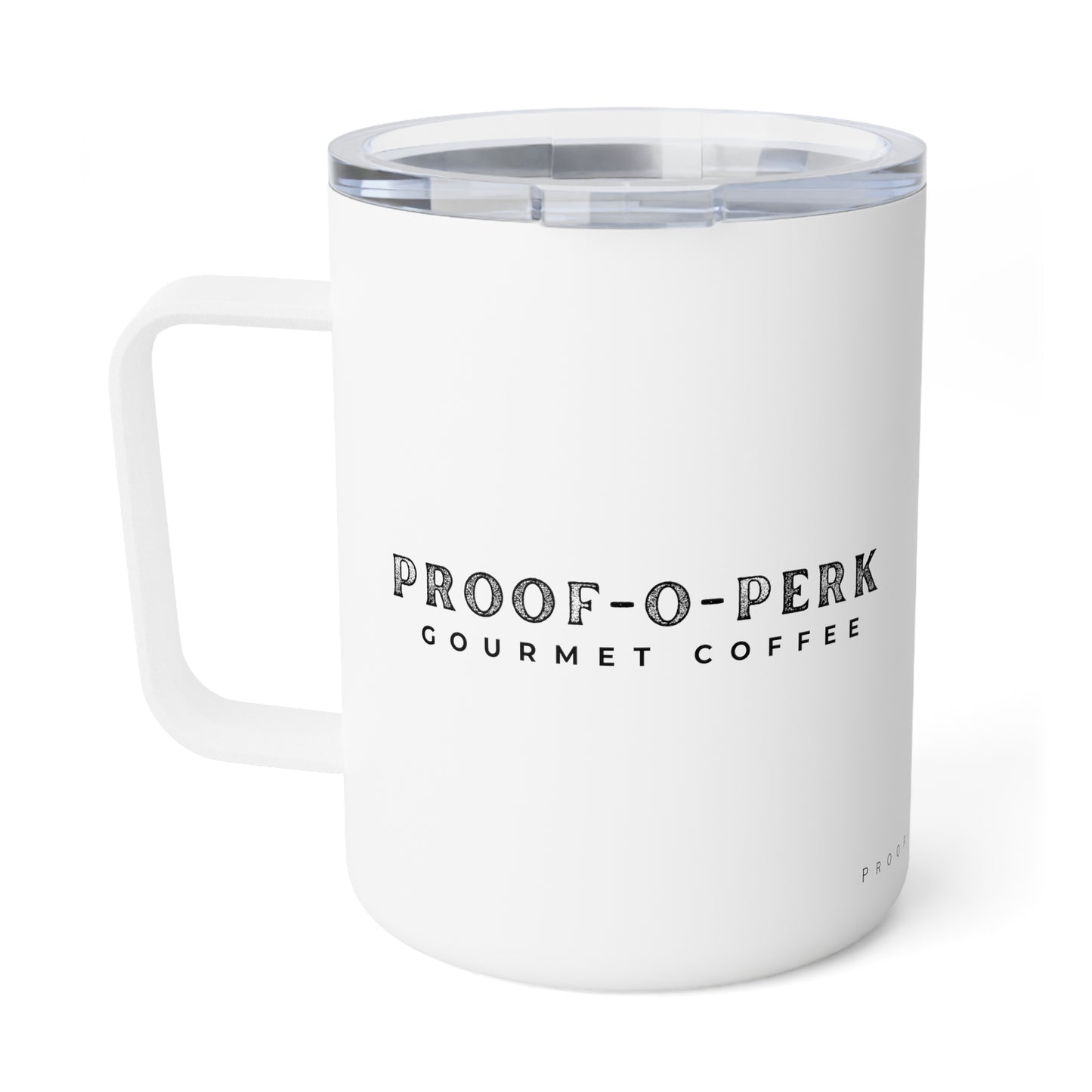 Proof-O-Perk Insulated Coffee Mug, 10oz