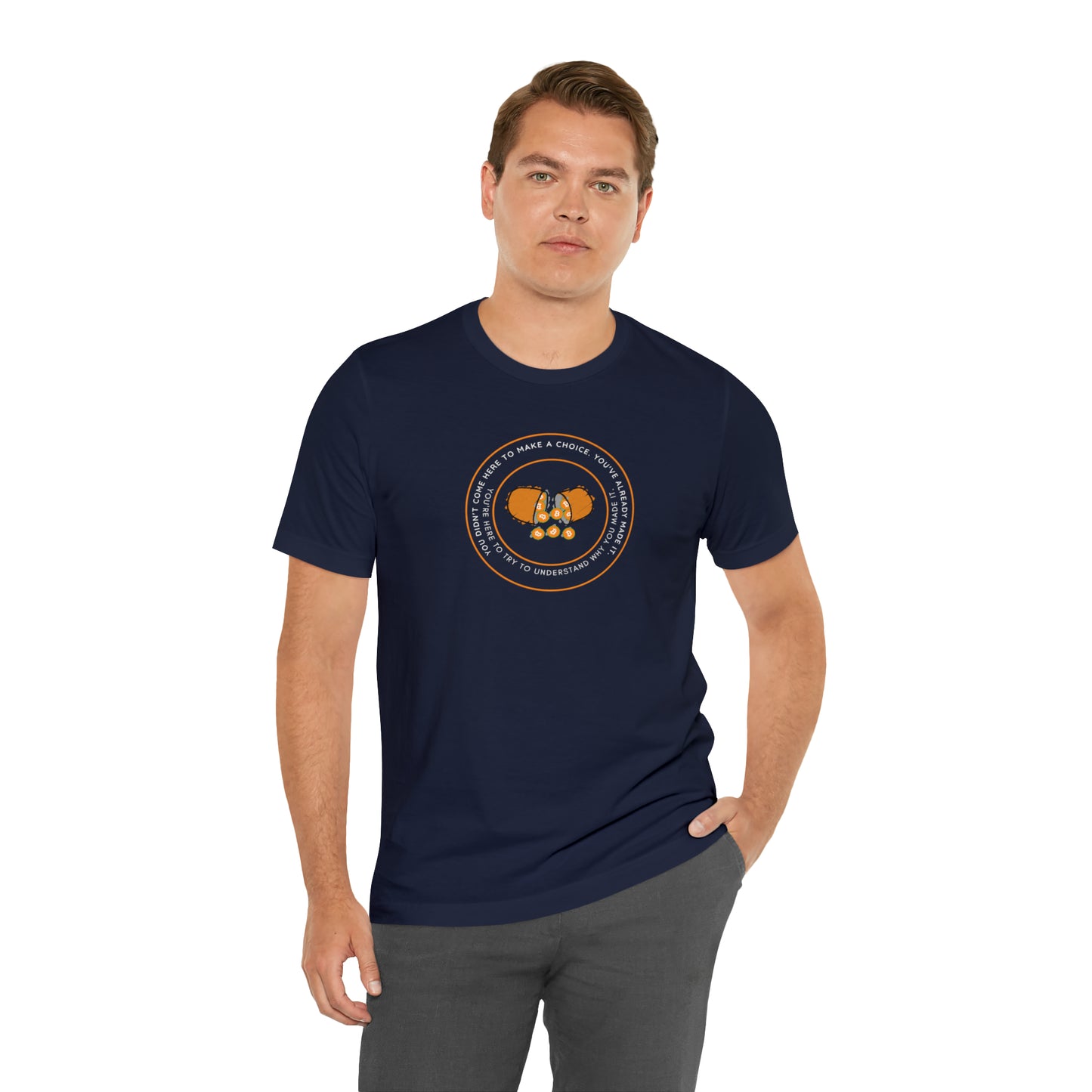 Already Here Orange Pill Tee - Front+Back Print