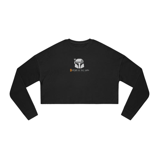 Bitcoin is the Way Women's Cropped Sweatshirt