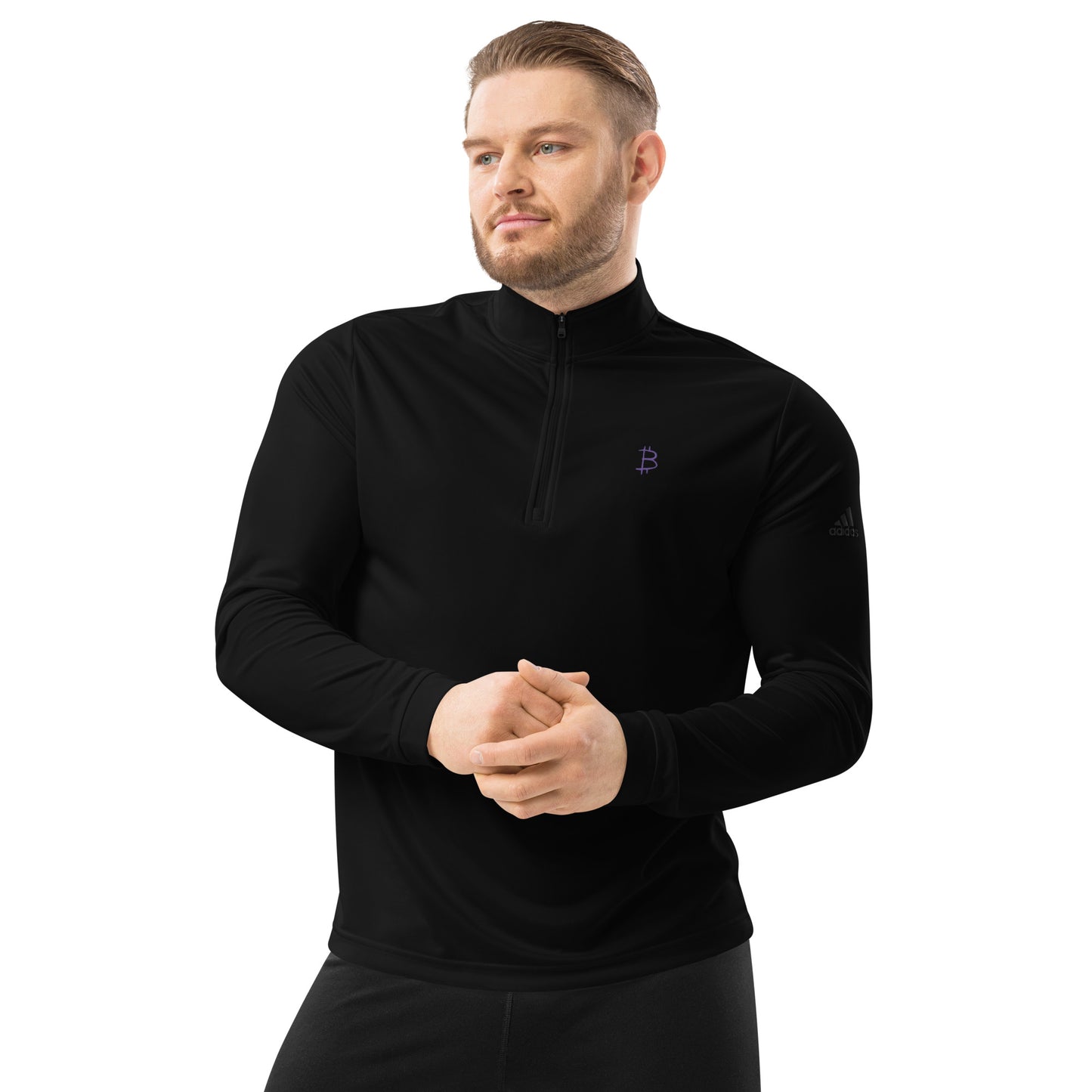 Bitcoin Adidas Quarter Zip Pullover, BTC8