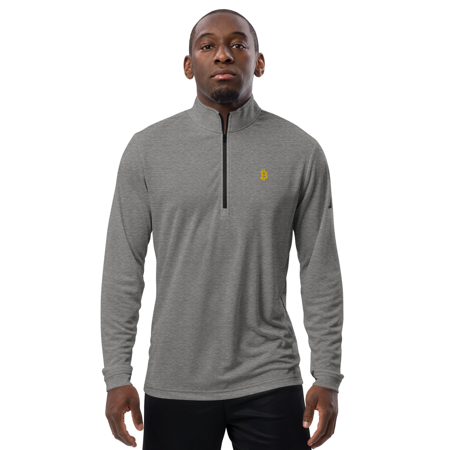 Bitcoin Adidas Quarter Zip Pullover, BTC3