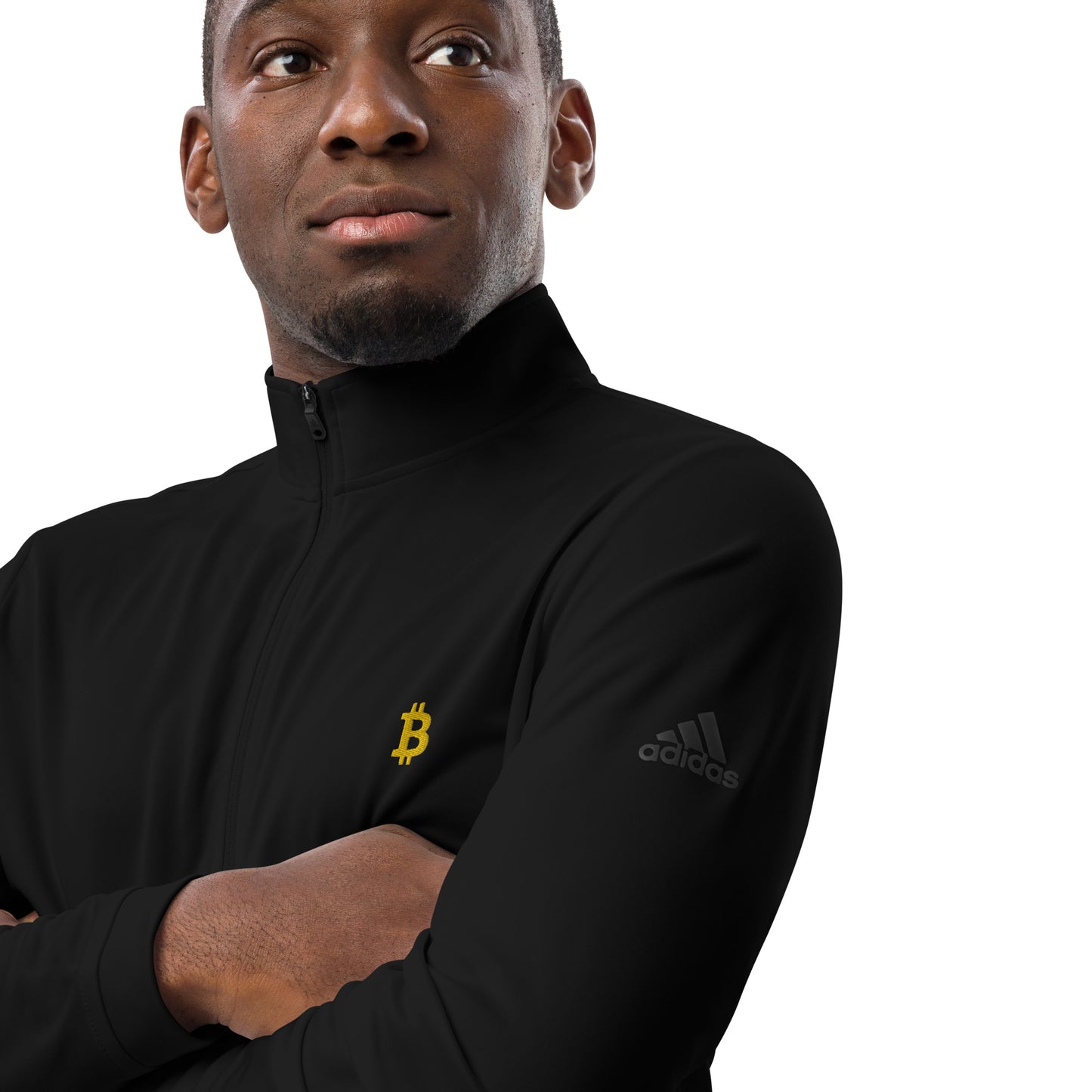 Bitcoin Adidas Quarter Zip Pullover, BTC3