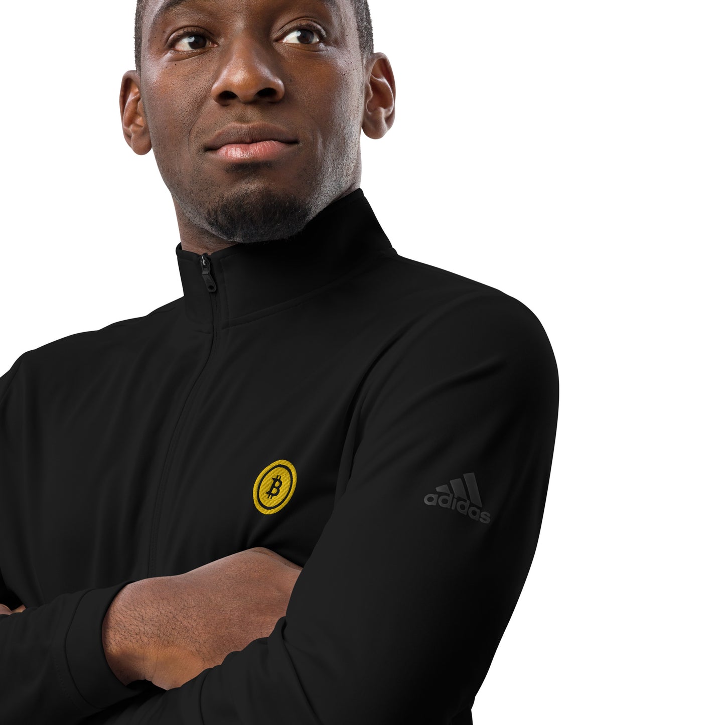 Bitcoin Adidas Quarter Zip Pullover, BTC5