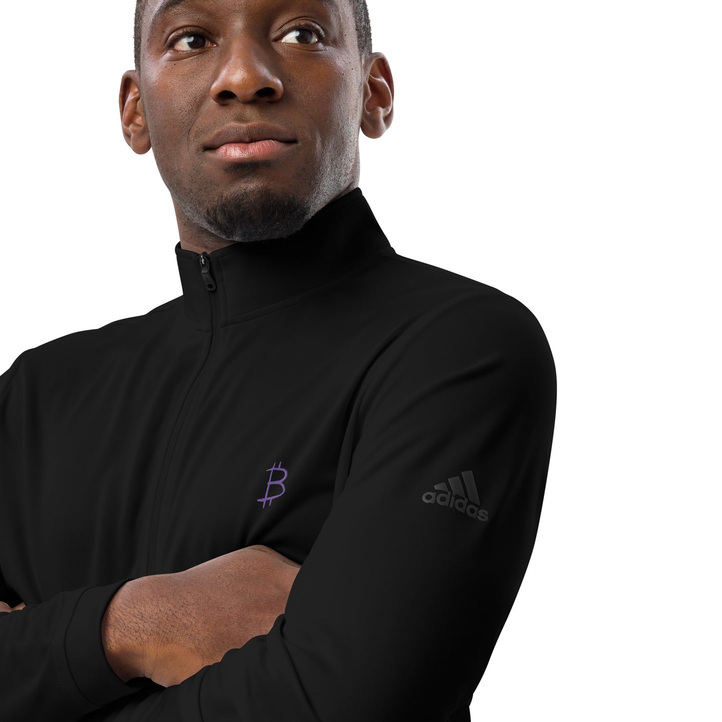 Bitcoin Adidas Quarter Zip Pullover, BTC8