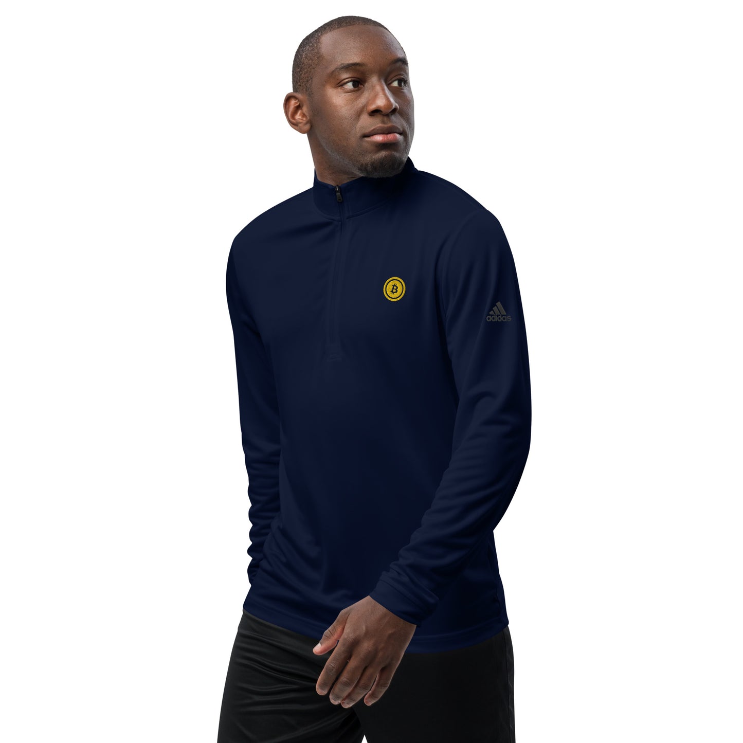 Bitcoin Adidas Quarter Zip Pullover, BTC5