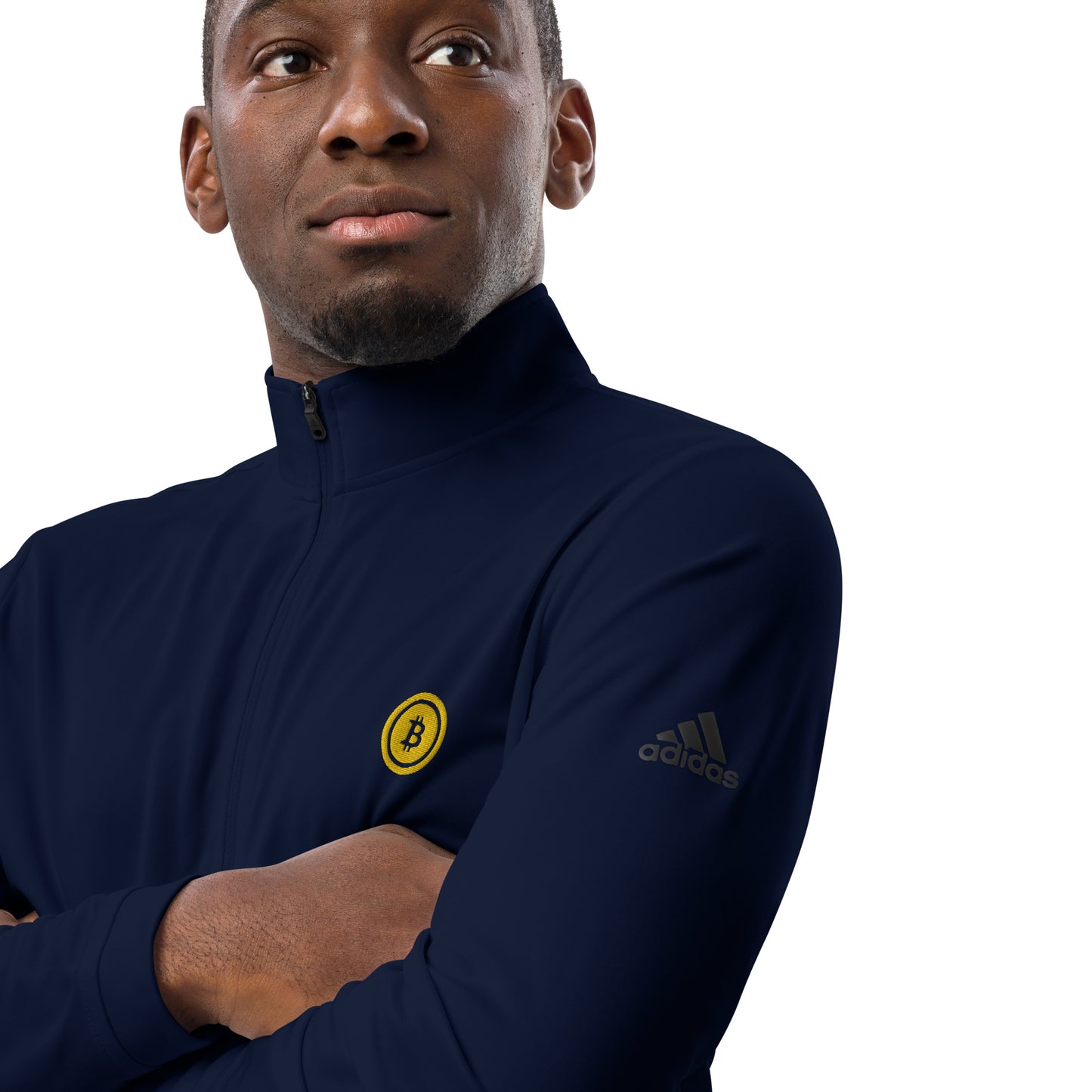 Bitcoin Adidas Quarter Zip Pullover, BTC5