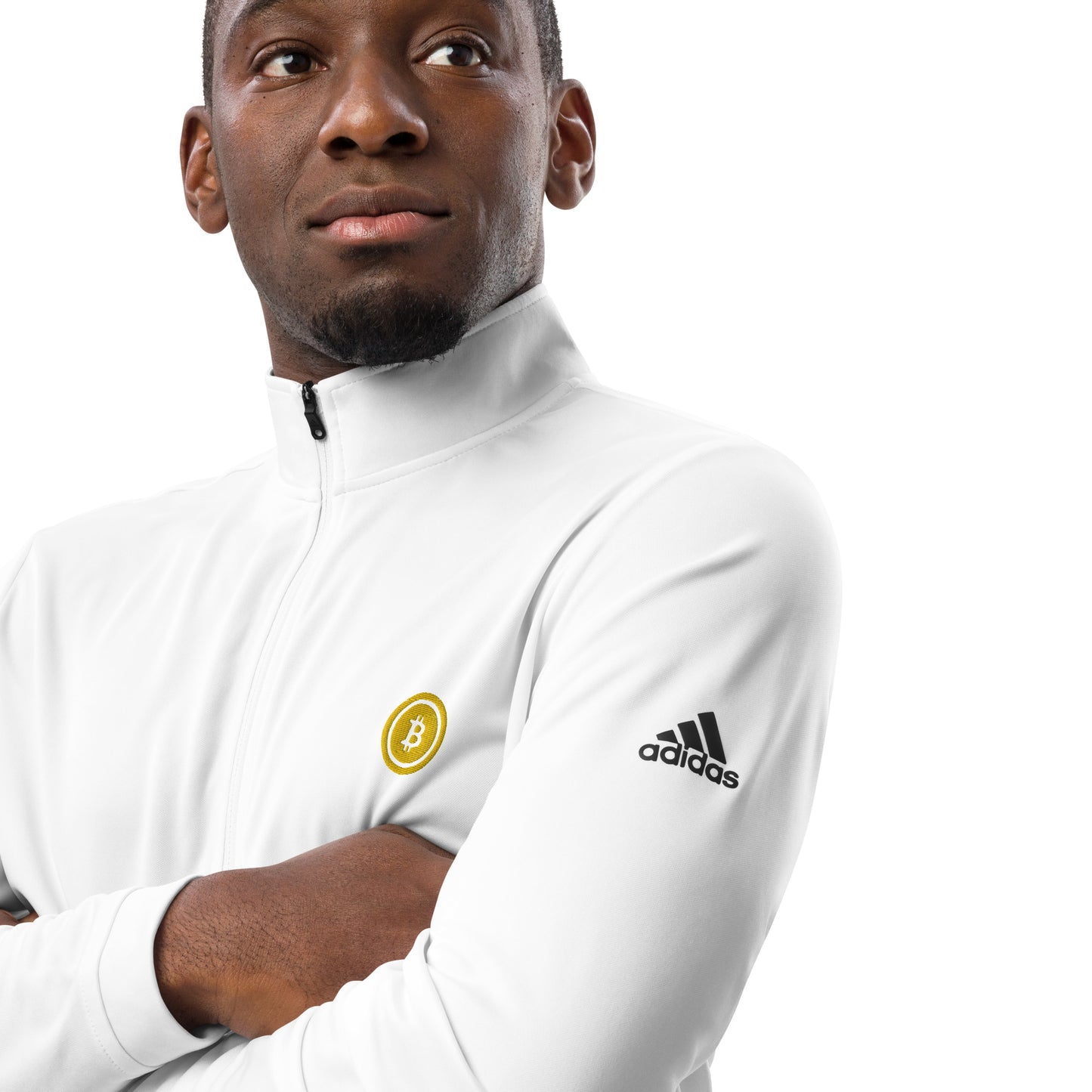 Bitcoin Adidas Quarter Zip Pullover, BTC5