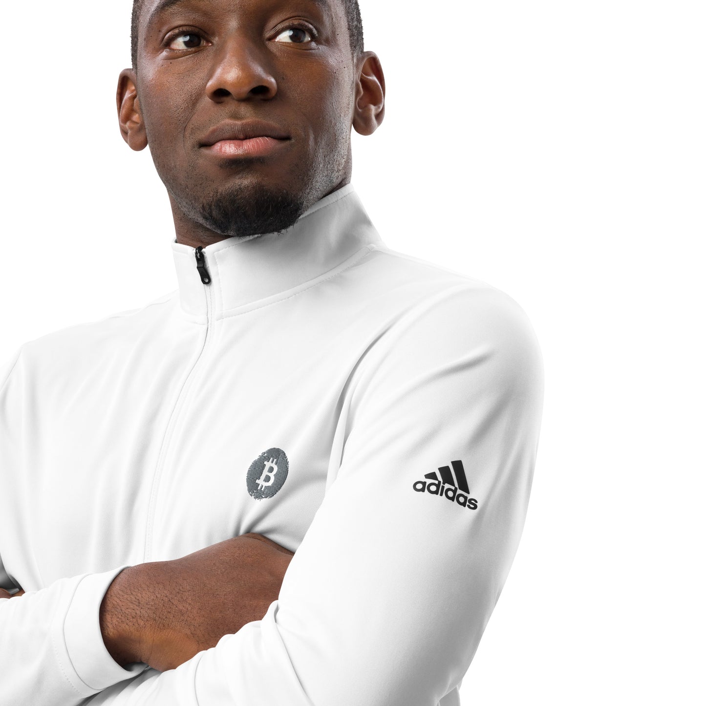 Bitcoin Adidas Quarter Zip Pullover, BTC7