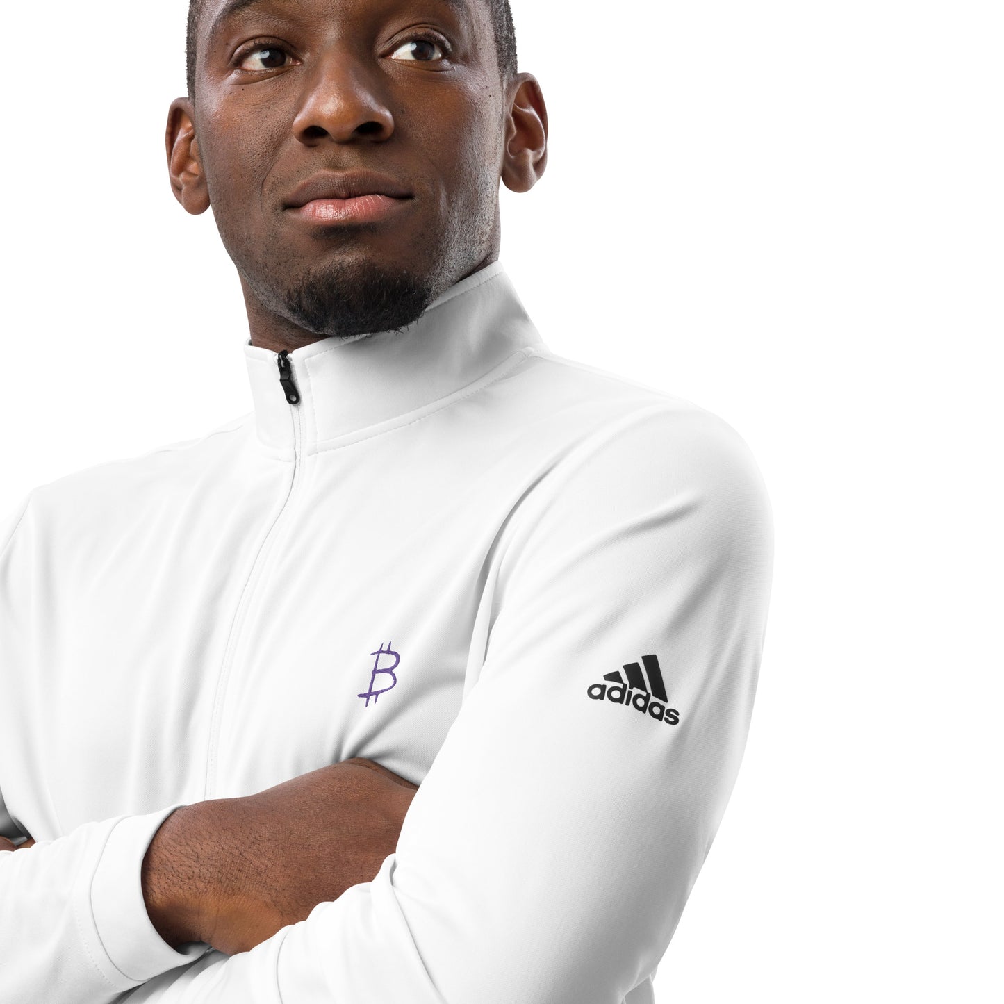 Bitcoin Adidas Quarter Zip Pullover, BTC8