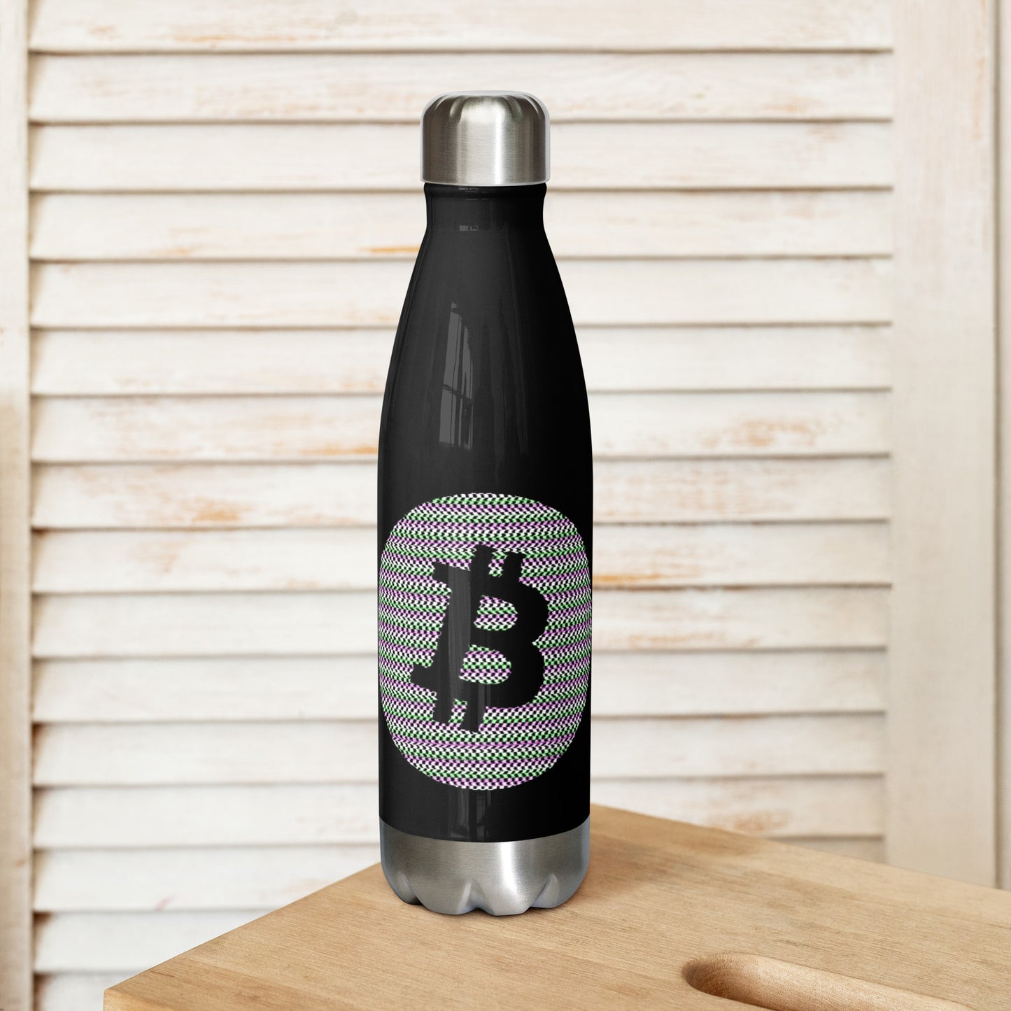 Stainless Steel Bitcoin Water Bottle BTC6