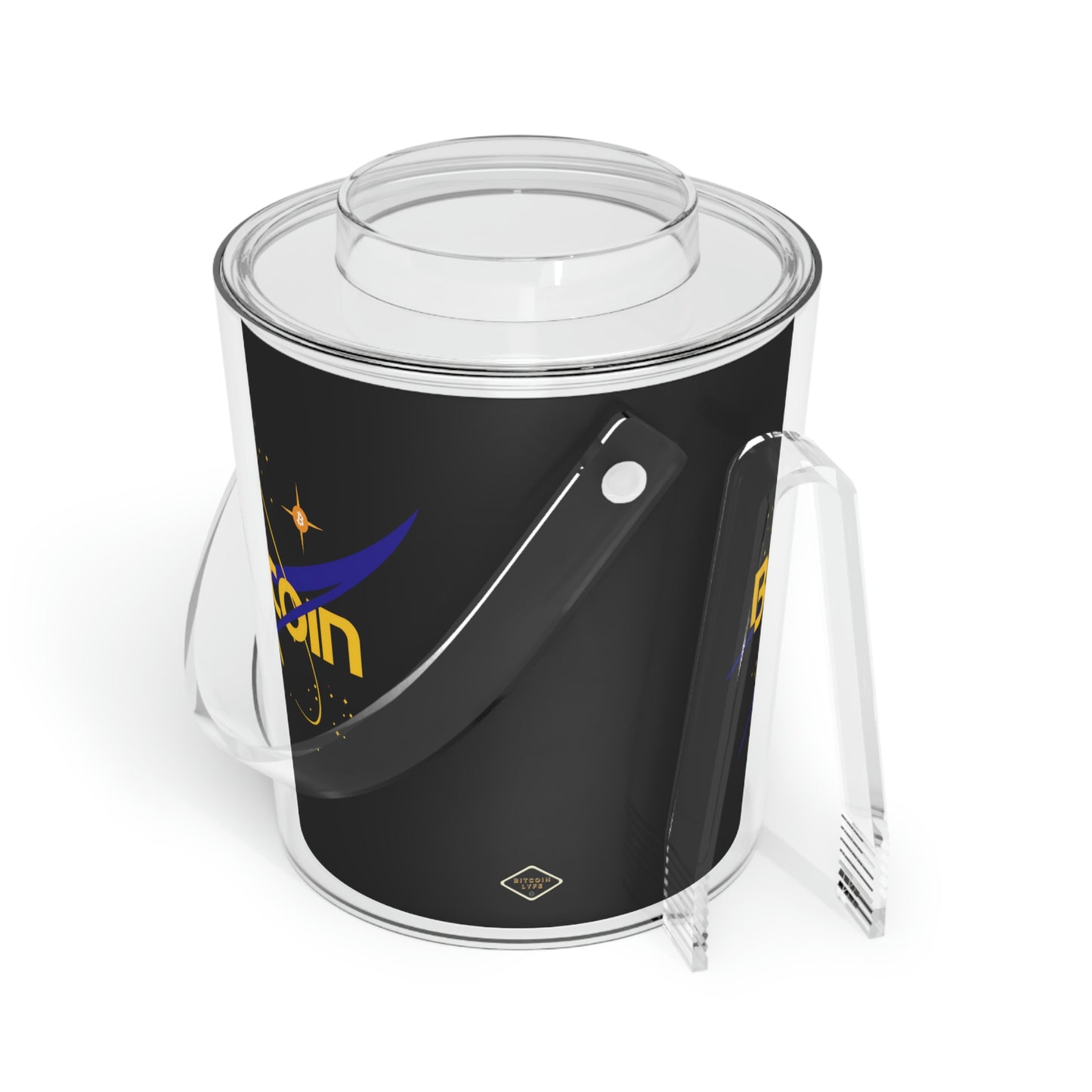 B in Space2 Ice Bucket with Tongs