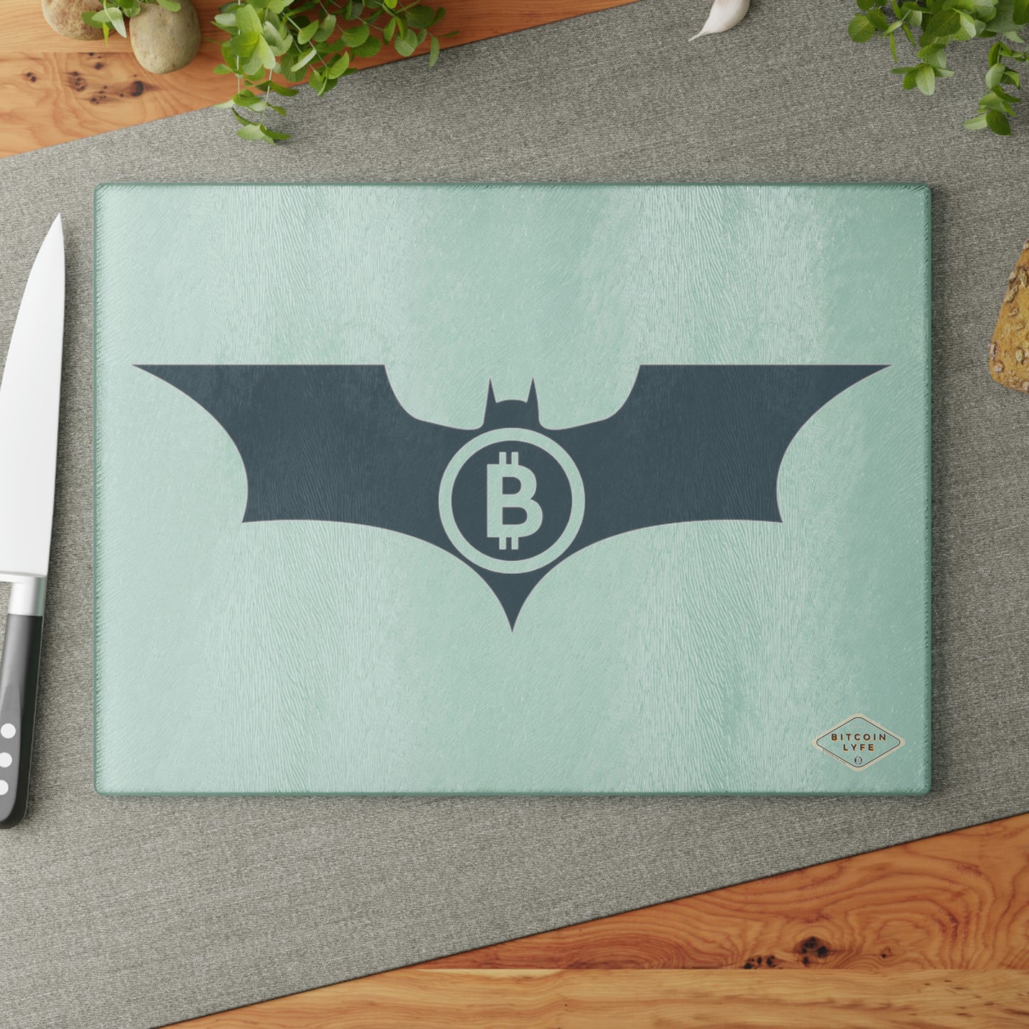 B-Bat Glass Cutting Board