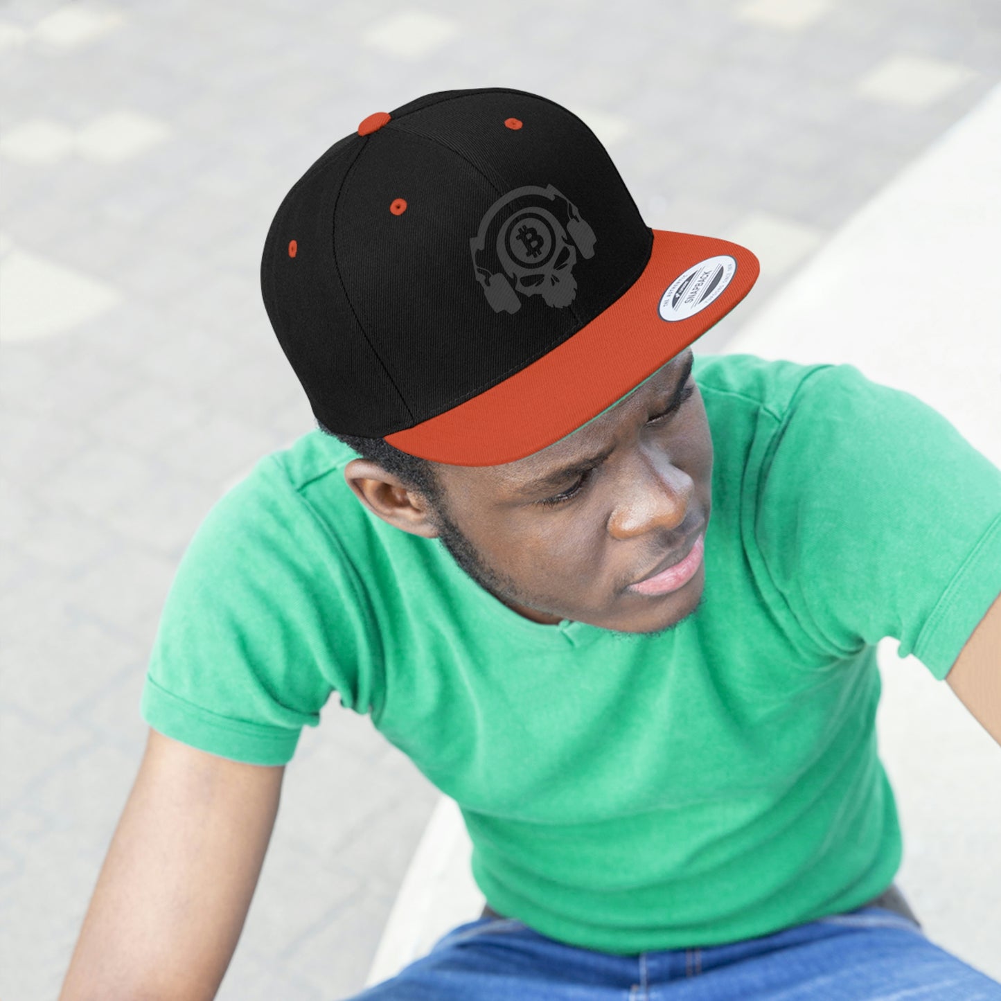 Heavy B Flat Bill Hat, Four Colors