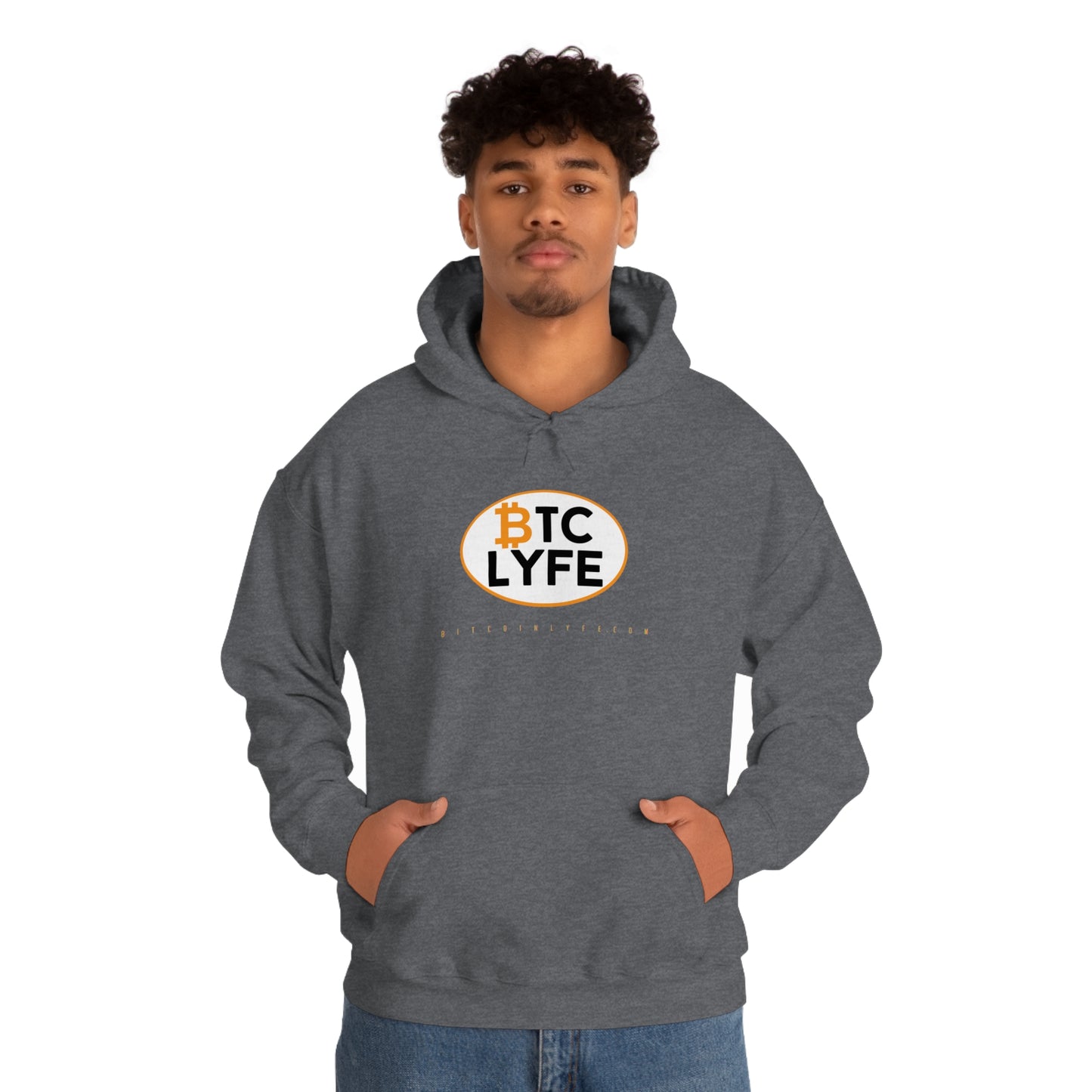 Bitcoin LYFE (Oval) Hoodie