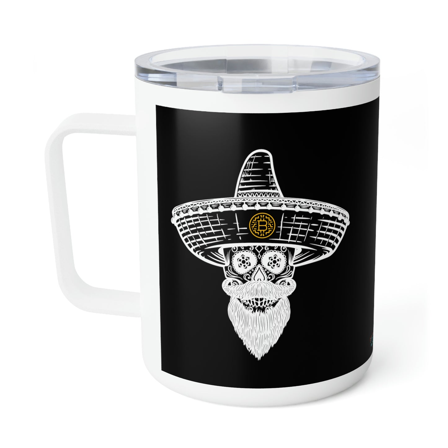 Día de los Muertos BTC 10oz Insulated Coffee Mug, Veintiuno
