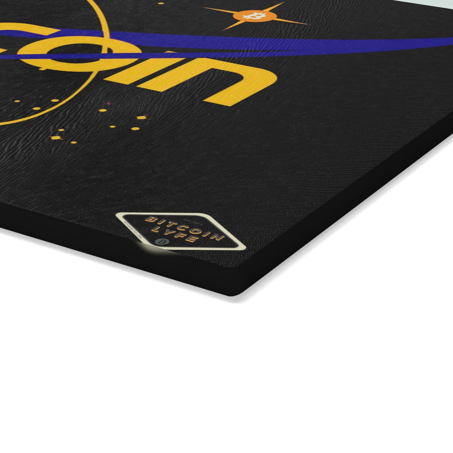 B in Space2 Glass Cutting Board