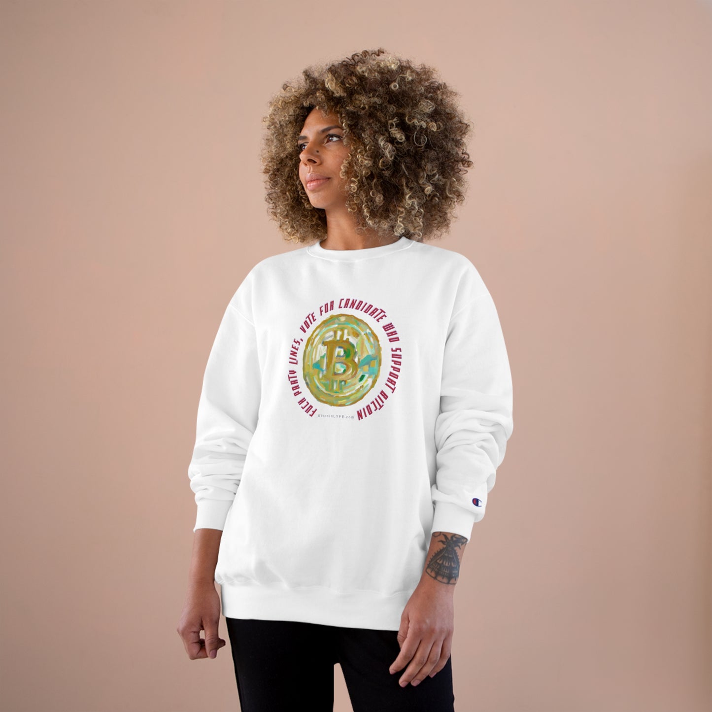 Vote - F*ck Party Lines Champion Sweatshirt