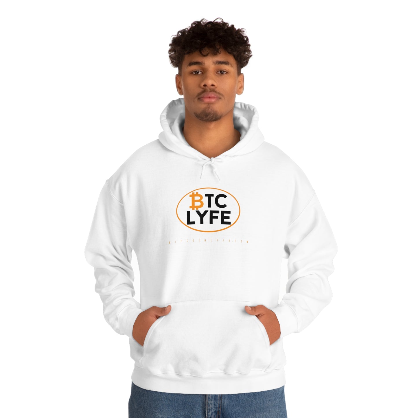 Bitcoin LYFE (Oval) Hoodie