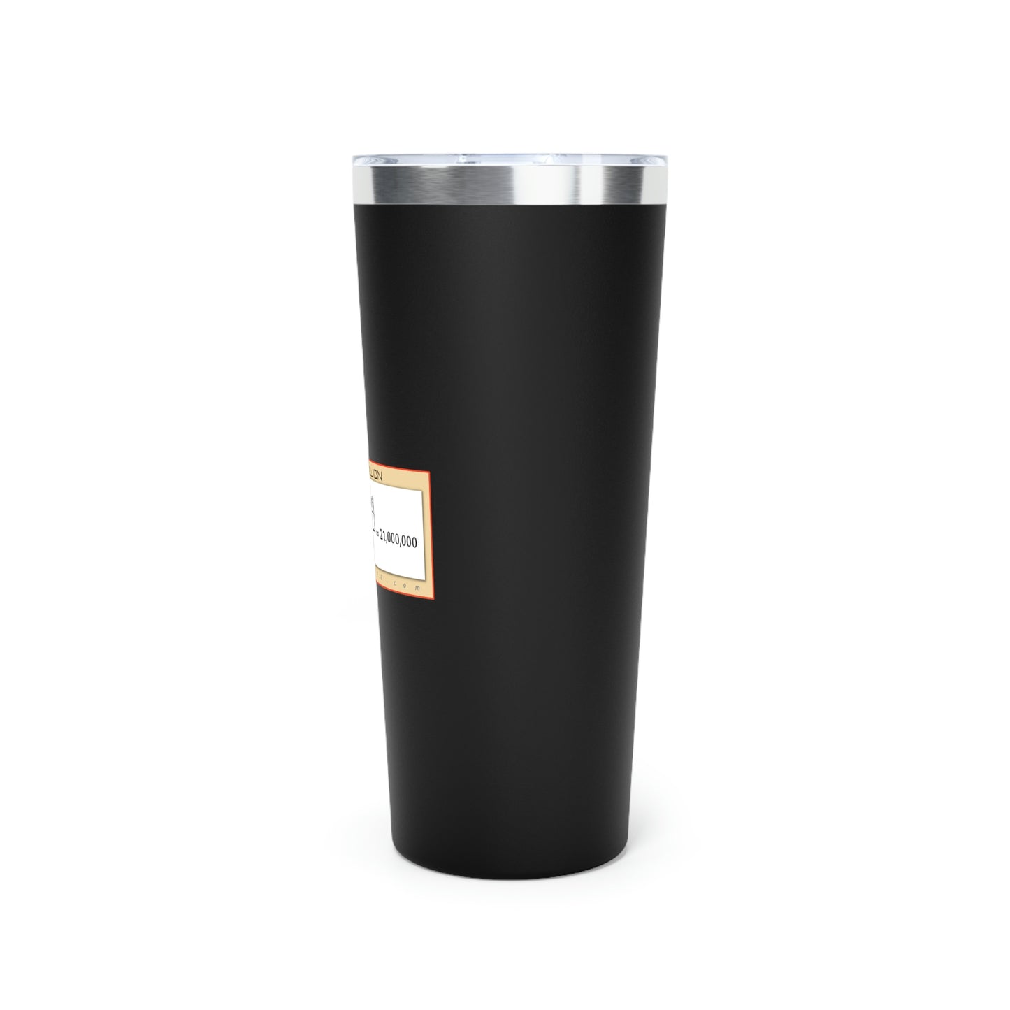Bitcoin LYFE 21M Tumbler, 22oz